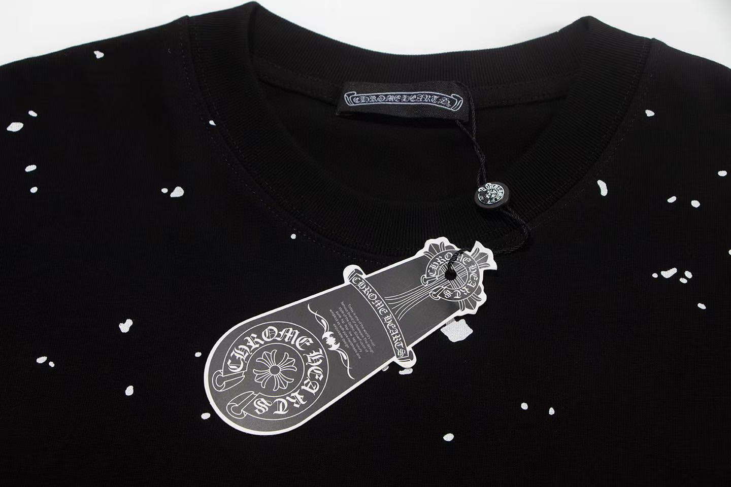 Chrome Hearts Tシャツ黒&白 zH0169