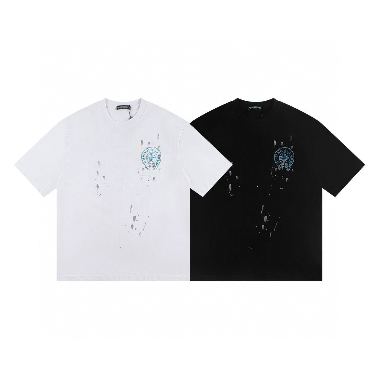Chrome Hearts Tシャツ黒&白 zH0175