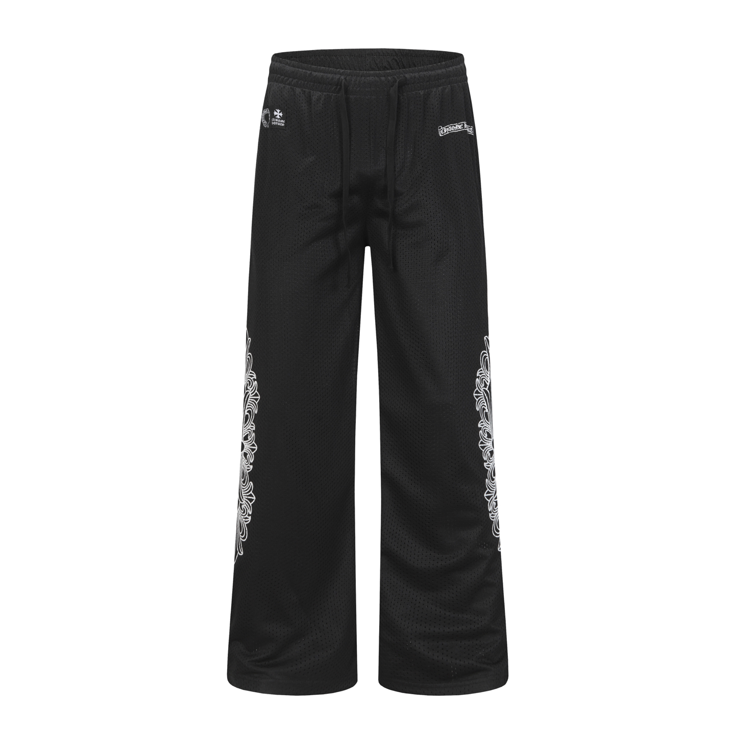 クロムハーツ（Chrome Hearts）CH 人気のサンスクリット（梵字）プリントメッシュダブルレイヤーホッケージャージ トレーニングセット