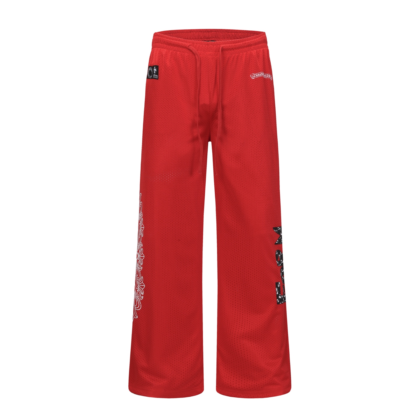 クロムハーツ（Chrome Hearts）CH 人気のサンスクリット（梵字）プリントメッシュダブルレイヤーホッケージャージ トレーニングセット