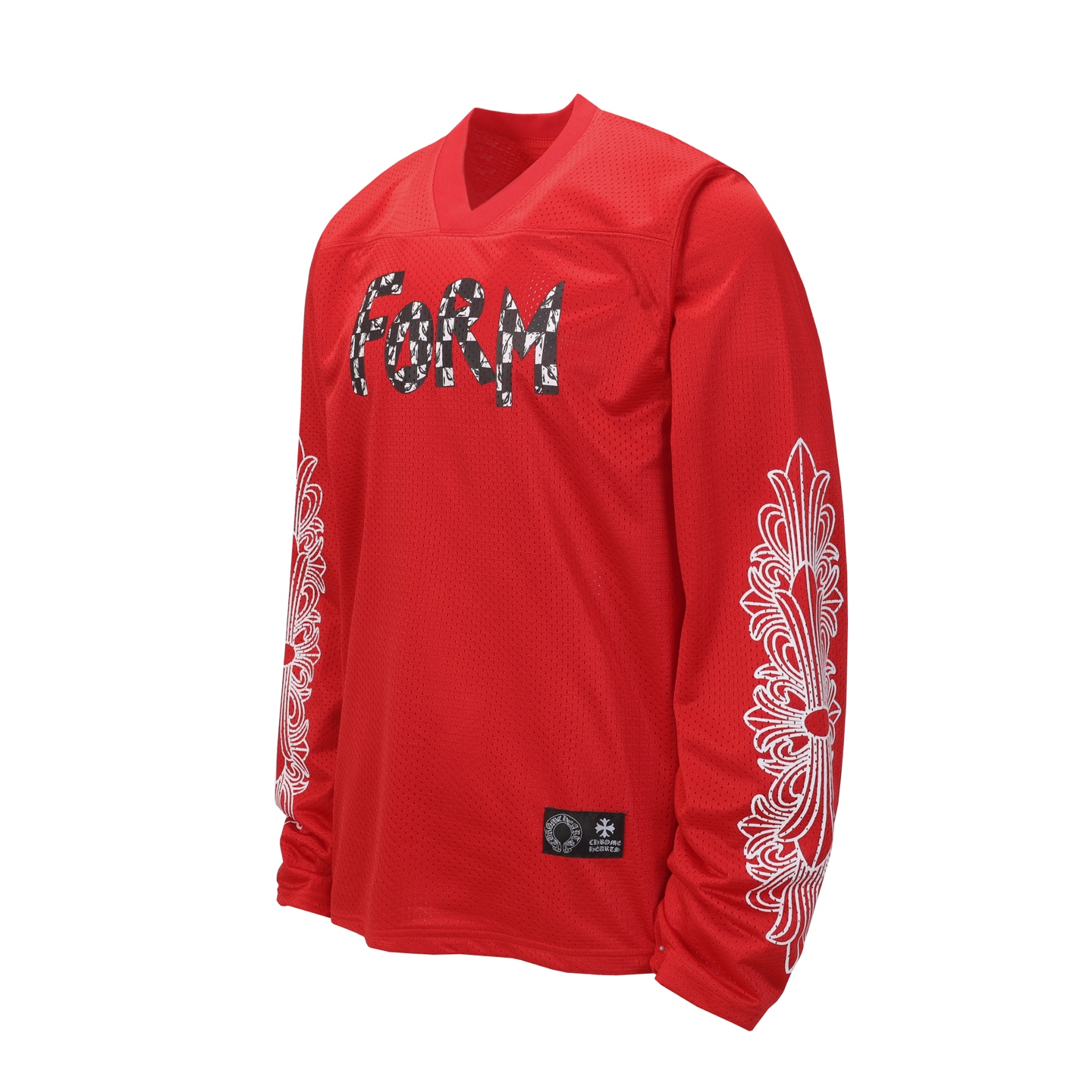 クロムハーツ（Chrome Hearts）CH 人気のサンスクリット（梵字）プリントメッシュダブルレイヤーホッケージャージ トレーニングセット