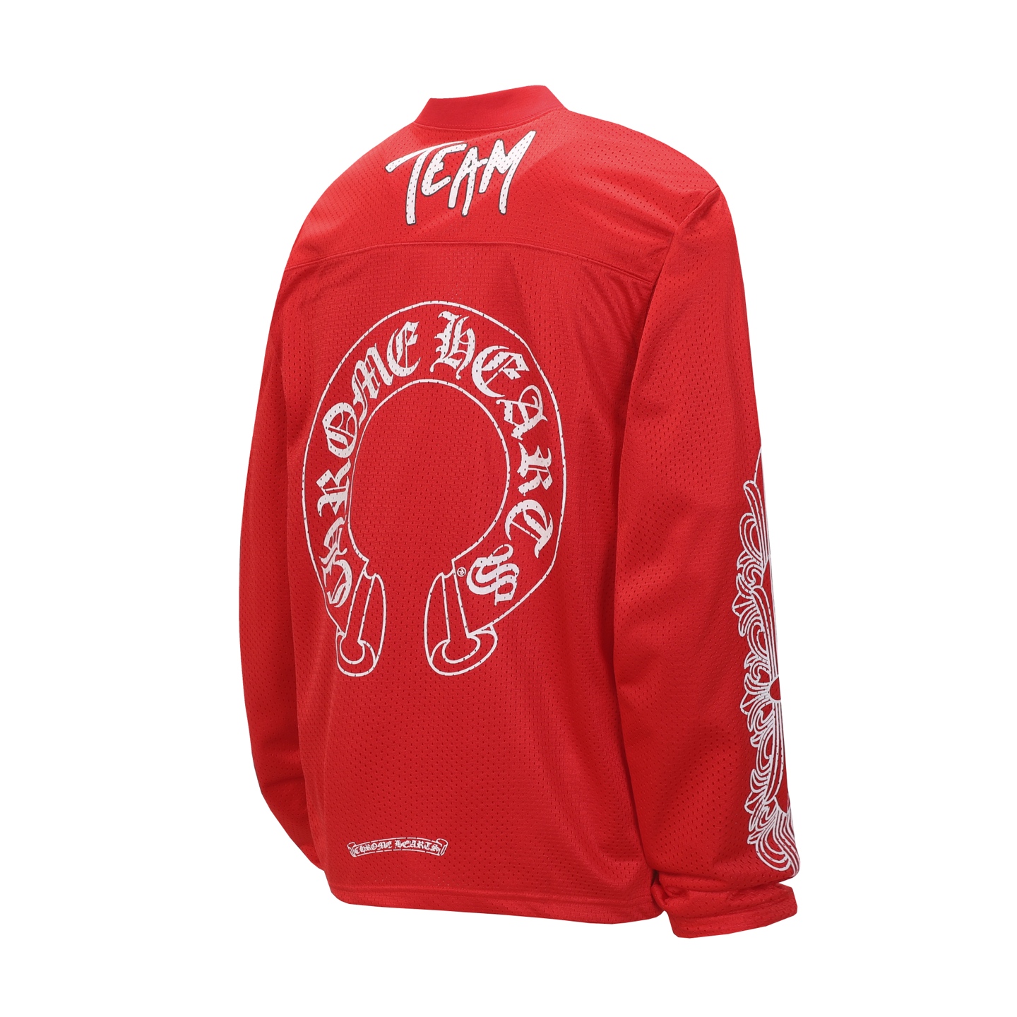 クロムハーツ（Chrome Hearts）CH 人気のサンスクリット（梵字）プリントメッシュダブルレイヤーホッケージャージ トレーニングセット