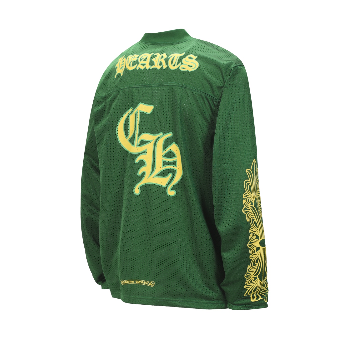 クロムハーツ（Chrome Hearts）CH 人気のサンスクリット（梵字）プリントメッシュダブルレイヤーホッケージャージ トレーニングセット