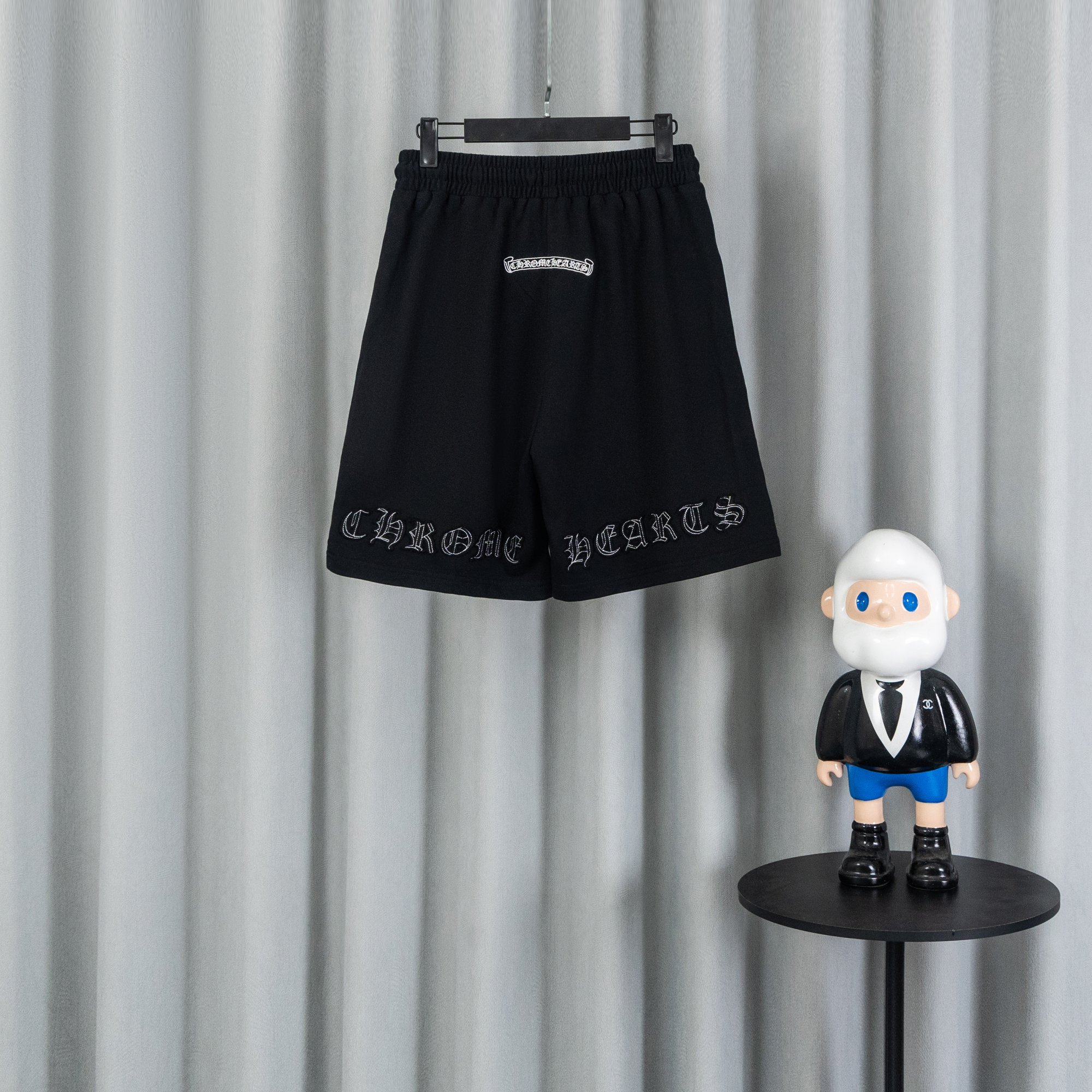 （クロムハーツ）CH クサリトウ重ねパッチワーク・刺繍 サンスクリット ショートパンツ