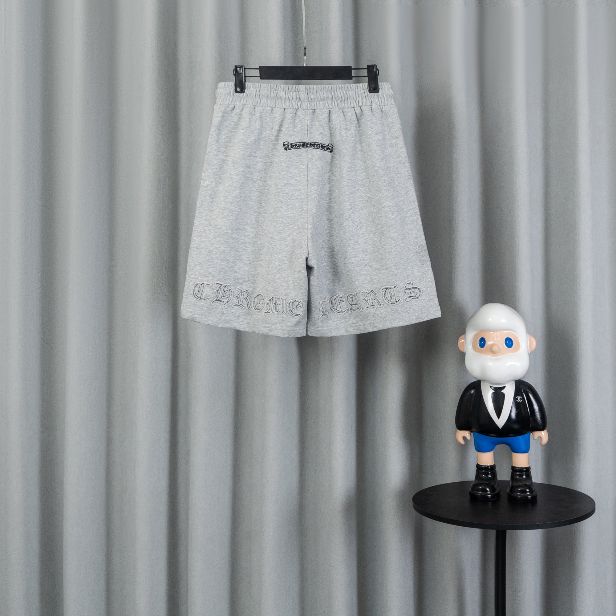 （クロムハーツ）CH クサリトウ重ねパッチワーク・刺繍 サンスクリット ショートパンツ