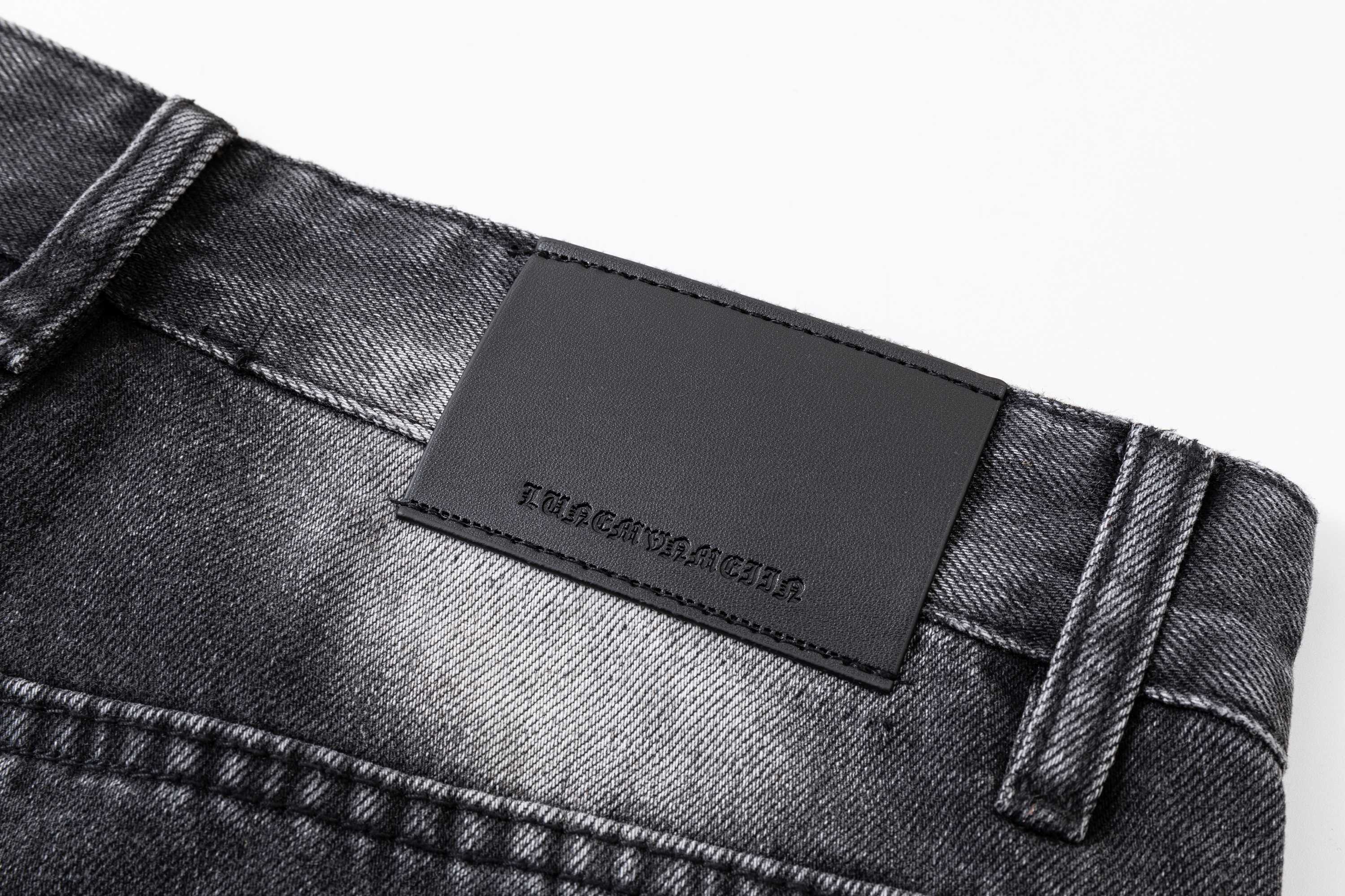 [Copy]Chrome Hearts CH クロムハーツ 重工ウォッシュ・レザーパッチ・クロス刺繍 ショートパンツ