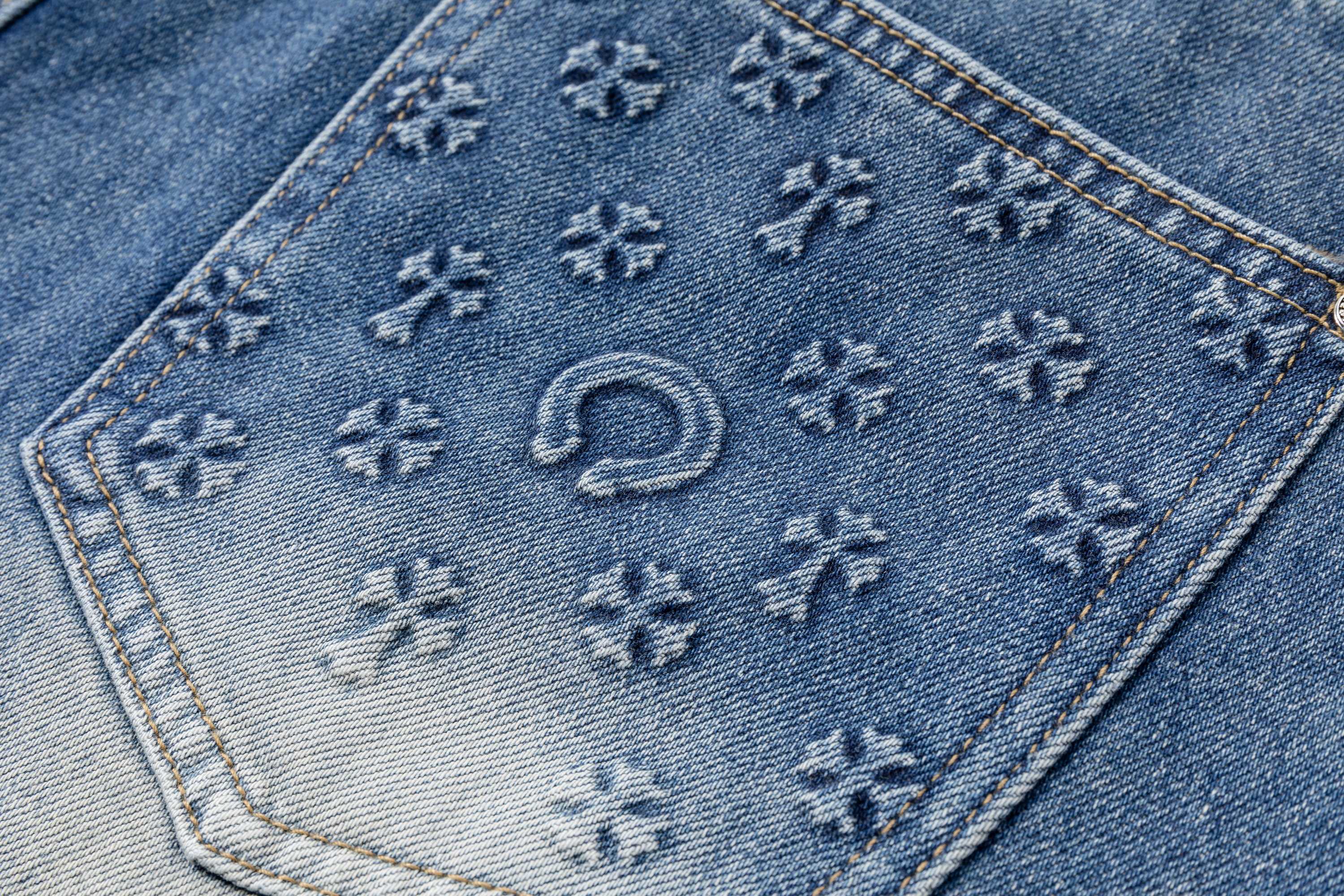 [Copy]Chrome Hearts CH クロムハーツ 重工ウォッシュ・レザーパッチ・クロス刺繍 ショートパンツ