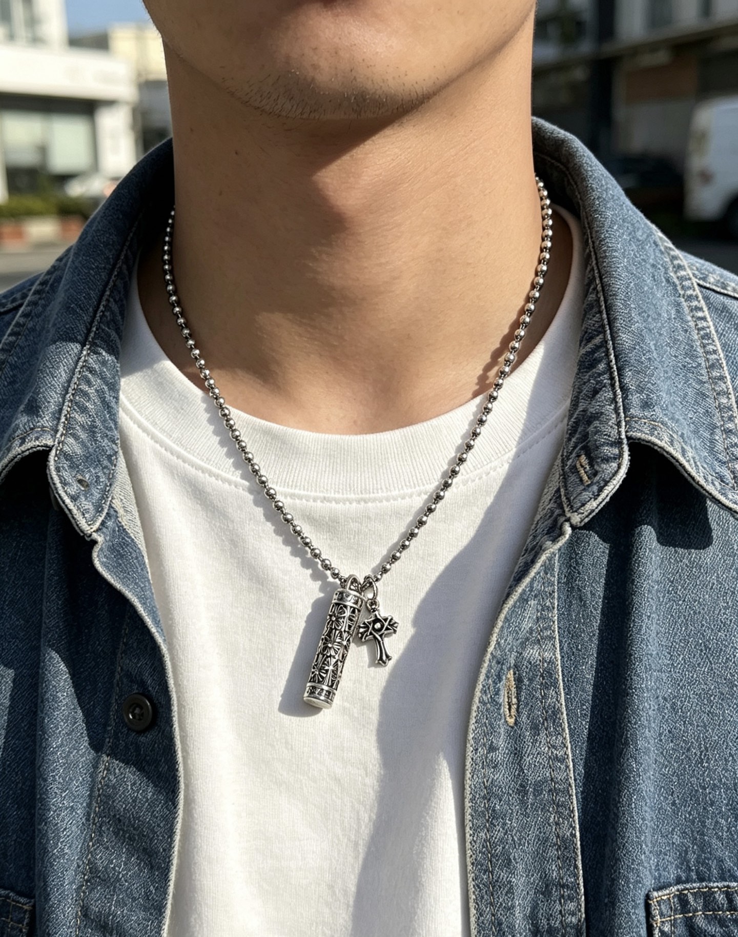 Chrome Hearts（クロムハーツ） マルチエレメント ヴィンテージクロスペンダント ネックレス