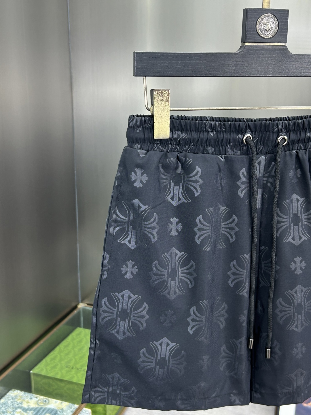 Chrome Hearts（クロムハーツ）ビーチパンツ 夏用ハーフパンツ さらさら肌触り おしゃれ クール ショートパンツ ビーチ プール レジャー 水着風 ウエストゴム