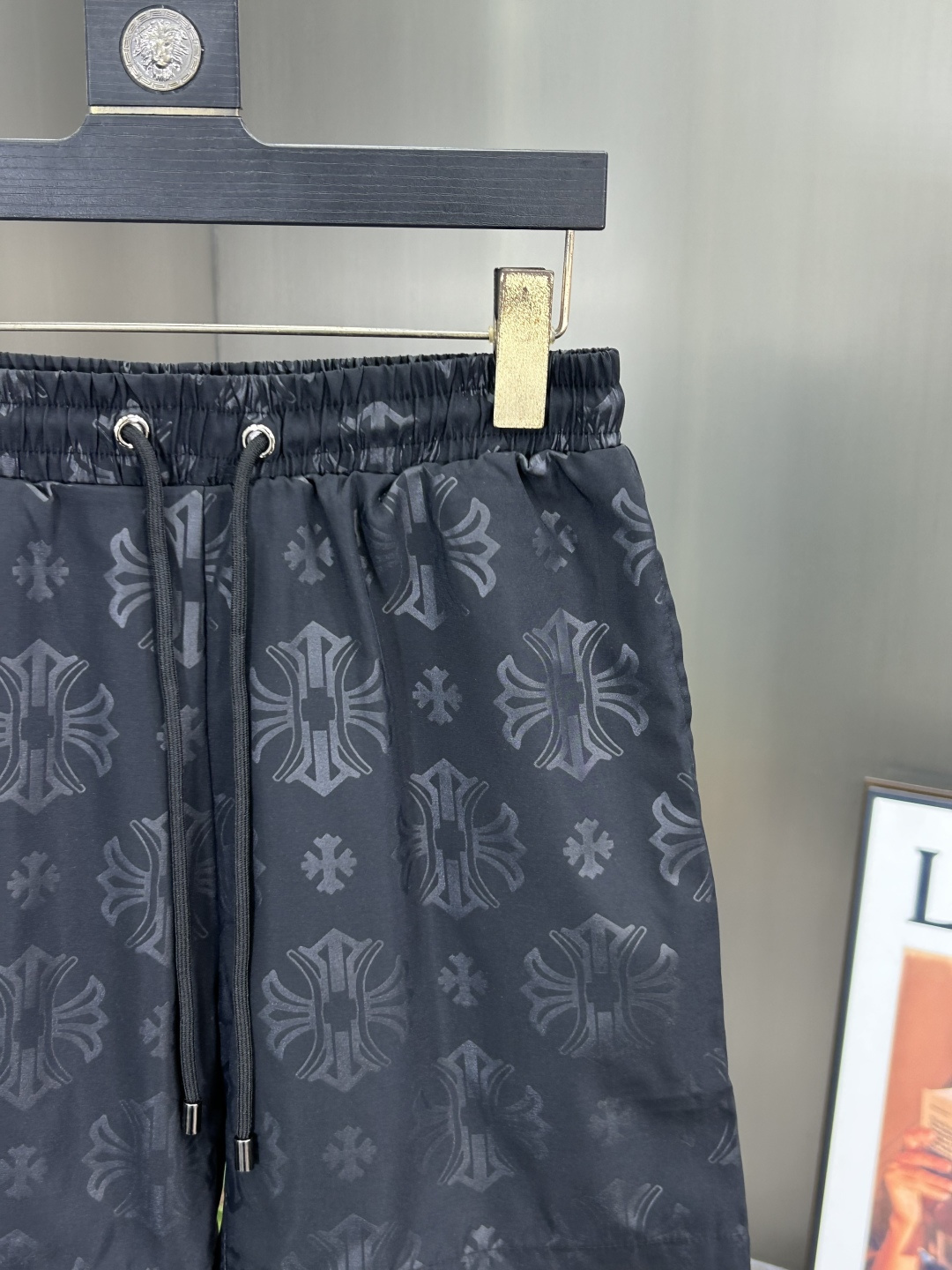 Chrome Hearts（クロムハーツ）ビーチパンツ 夏用ハーフパンツ さらさら肌触り おしゃれ クール ショートパンツ ビーチ プール レジャー 水着風 ウエストゴム