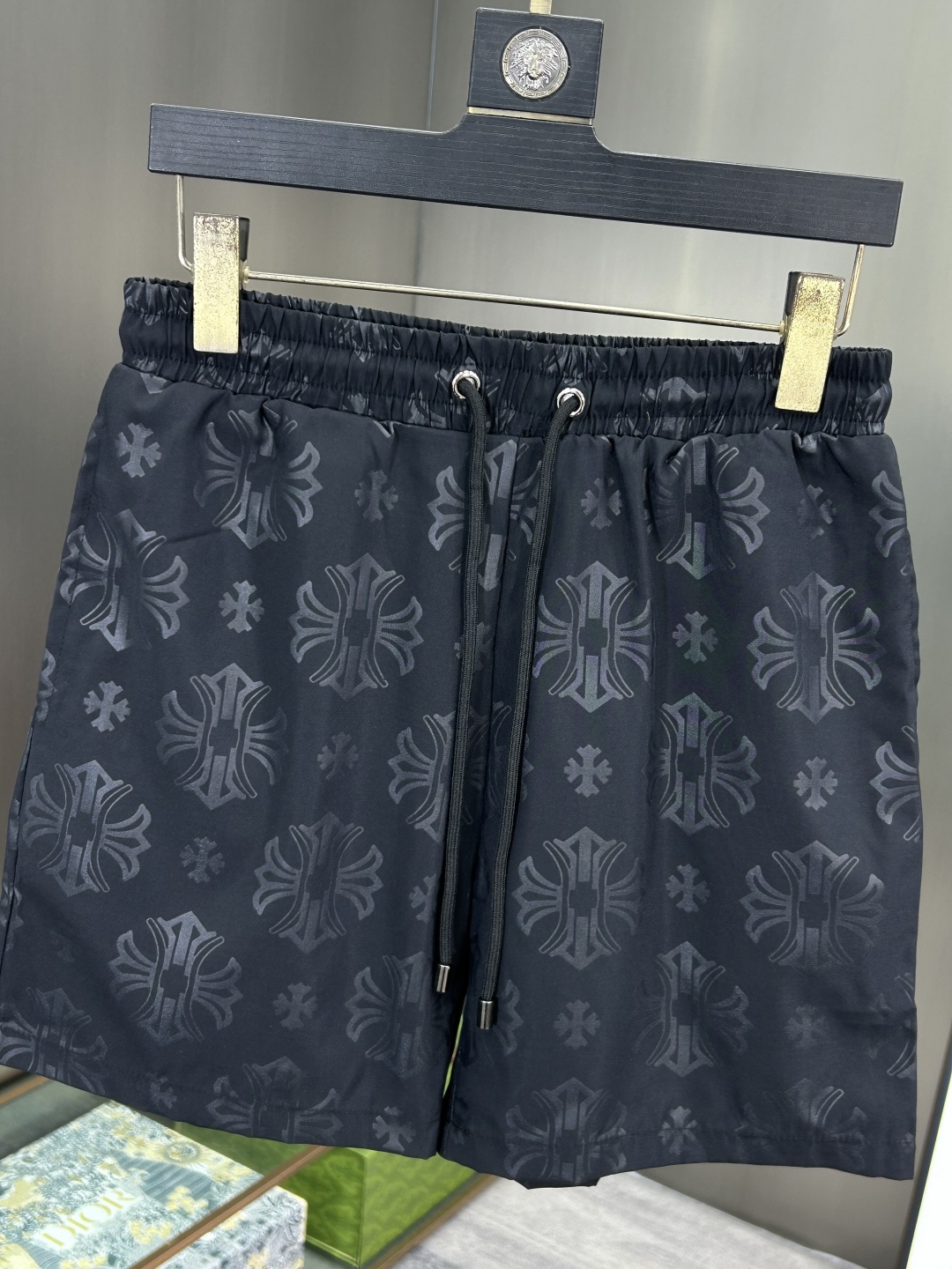 Chrome Hearts（クロムハーツ）ビーチパンツ 夏用ハーフパンツ さらさら肌触り おしゃれ クール ショートパンツ ビーチ プール レジャー 水着風 ウエストゴム