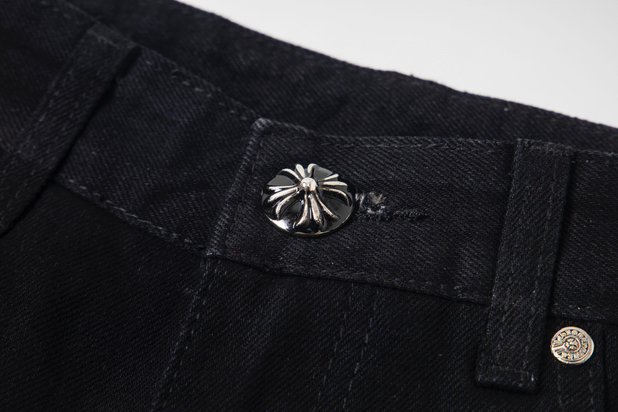 Chrome Hearts CHシティリミテッドエディション サン・バルテルミーシティ限定 レオパードフレイム牛王ヘビーリメイクデニム