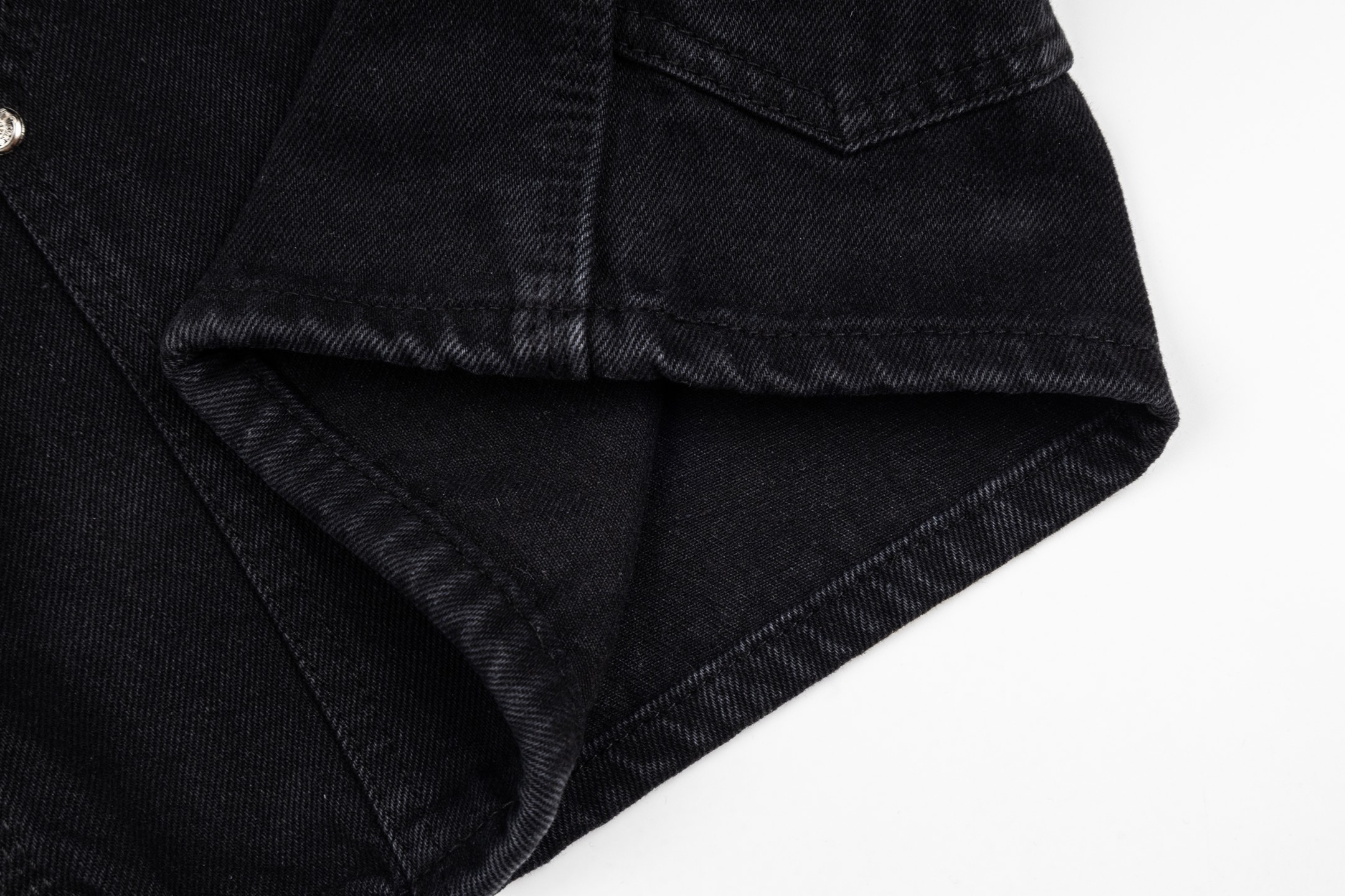 Chrome Hearts Cross Patch Cargo Shorts Black Silver Stud Gothic
