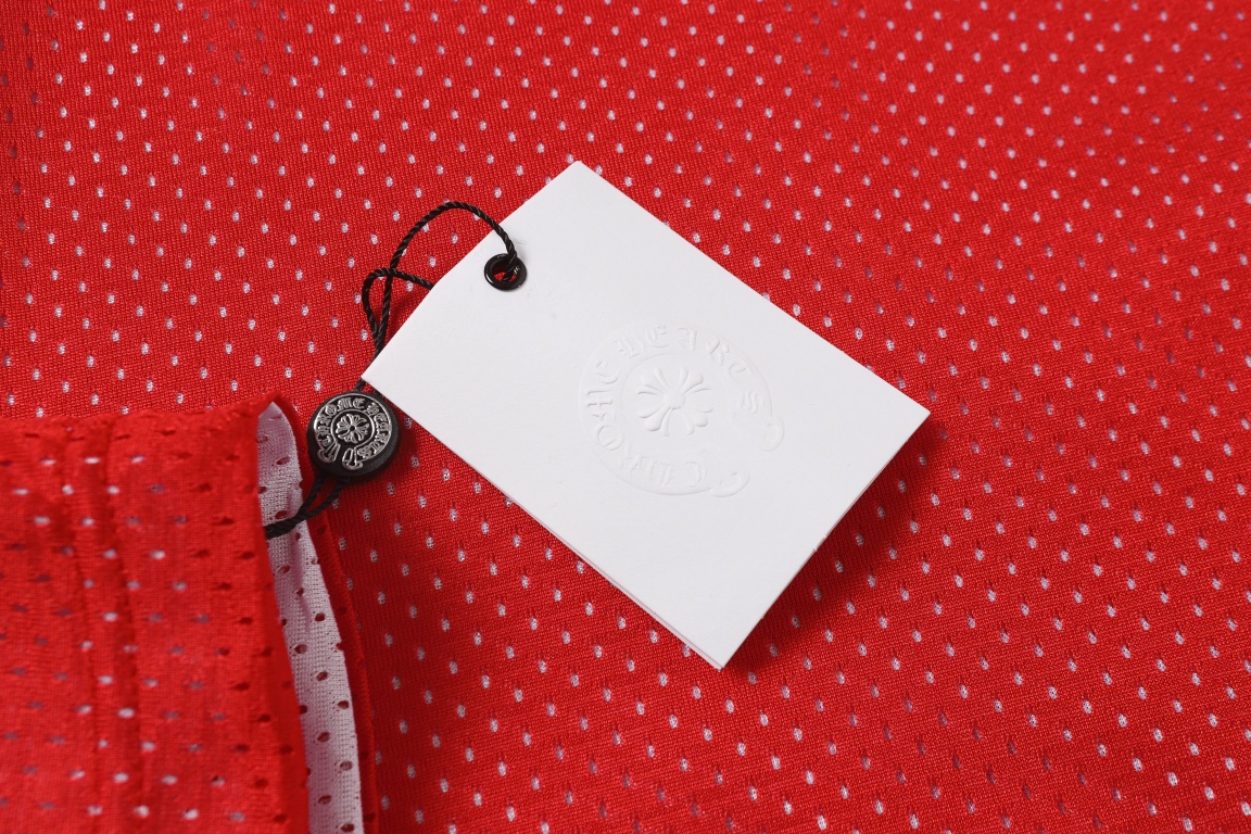 Chrome Hearts クロムハーツ 新作 サンスクリット メッシュ ホッケーシャツ タンクトップ 2WAY リバーシブル カジュアル ノースリーブTシャツ ユニセックス