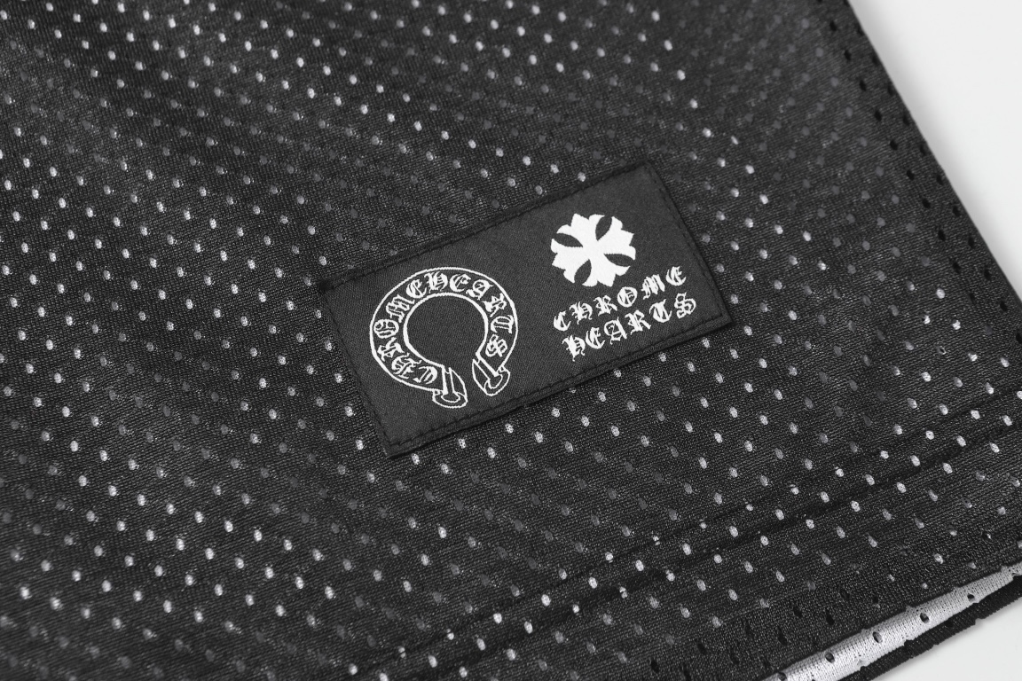Chrome Hearts クロムハーツ 新作 サンスクリット メッシュ ホッケーシャツ タンクトップ 2WAY リバーシブル カジュアル ノースリーブTシャツ ユニセックス
