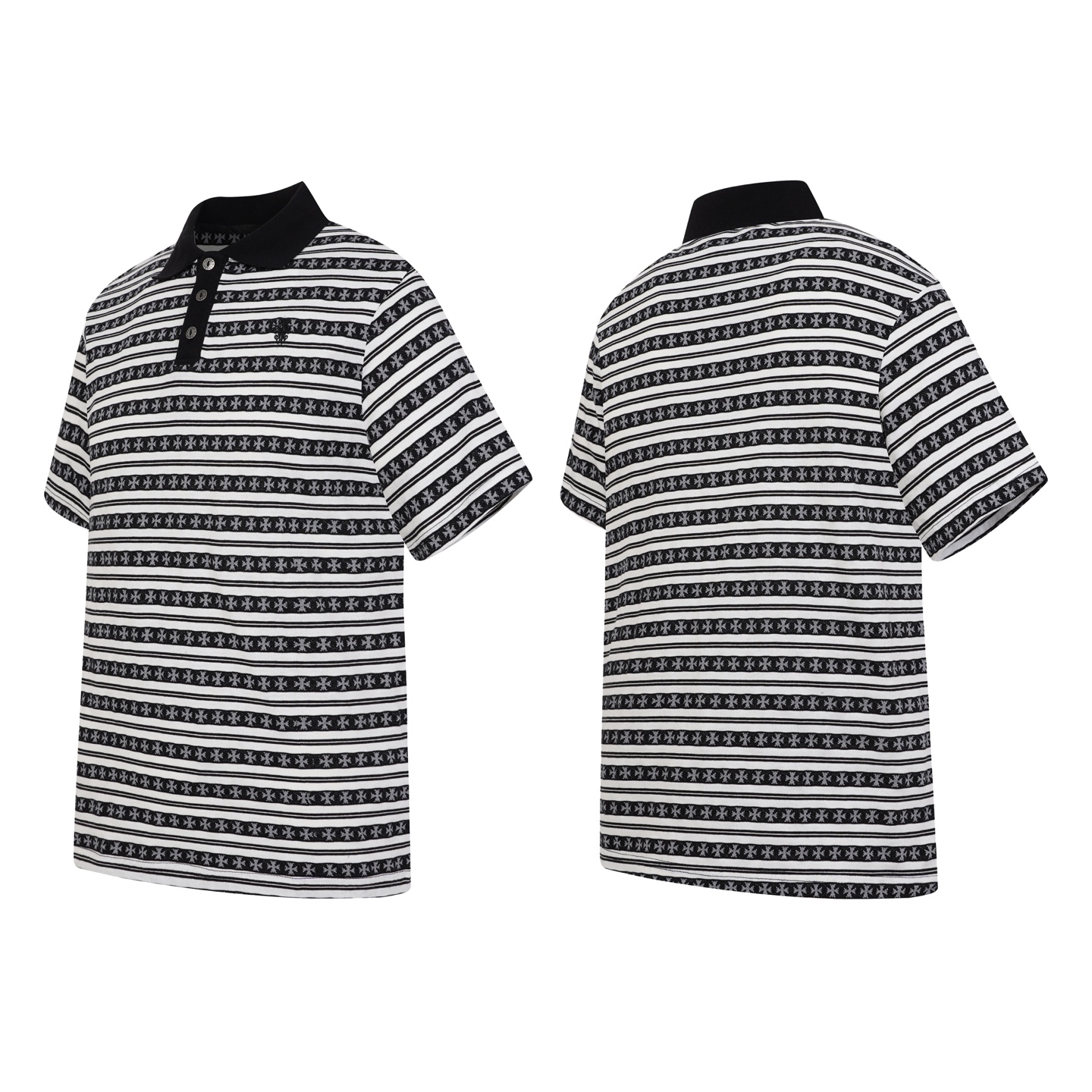 Chrome Hearts クロムハーツストライプ色織り半袖Tシャツ