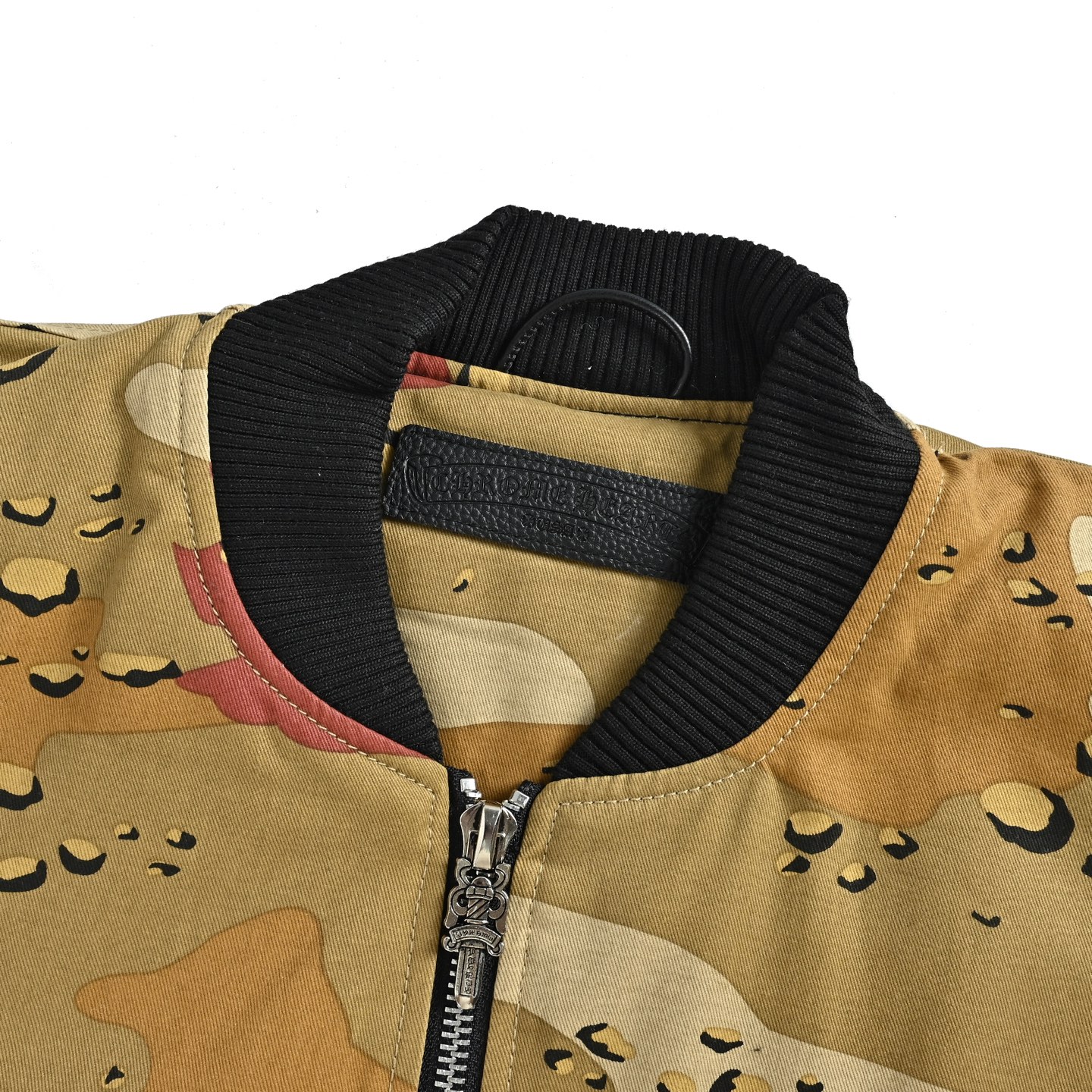 Chrome Hearts シティ限定 カモフラ デニム コットンジャケット ブルゾン 迷彩 リメイク 925シルバー レザー