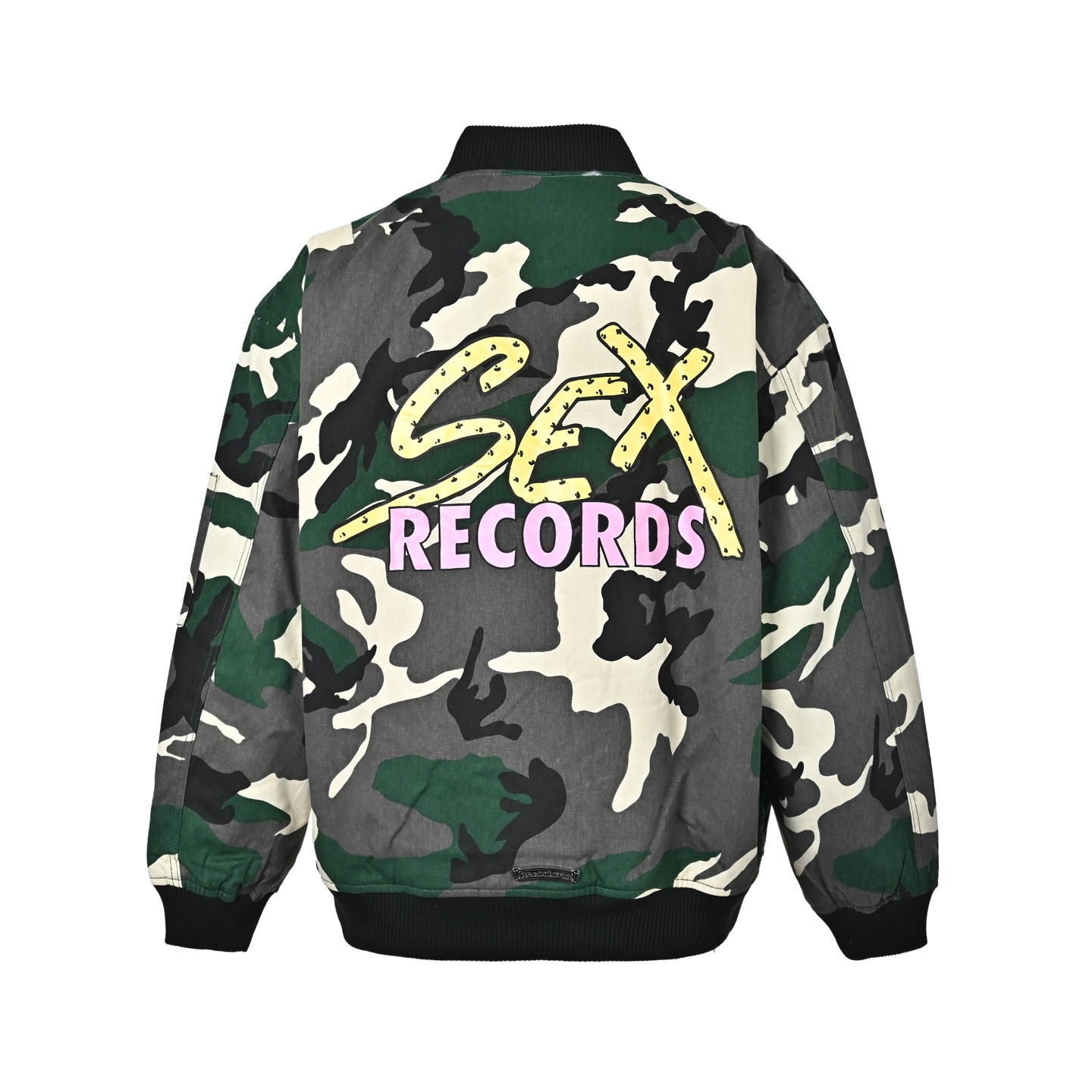 Chrome Hearts シティ限定 カモフラ デニム コットンジャケット ブルゾン 迷彩 リメイク 925シルバー レザー
