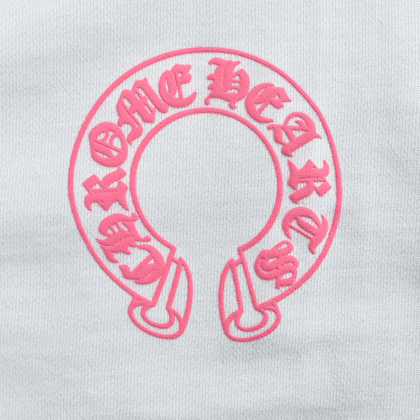 Chrome Hearts クロムハーツ ホワイト マゼンタ ホースシュー フーディー「ホワイト/ピンク」