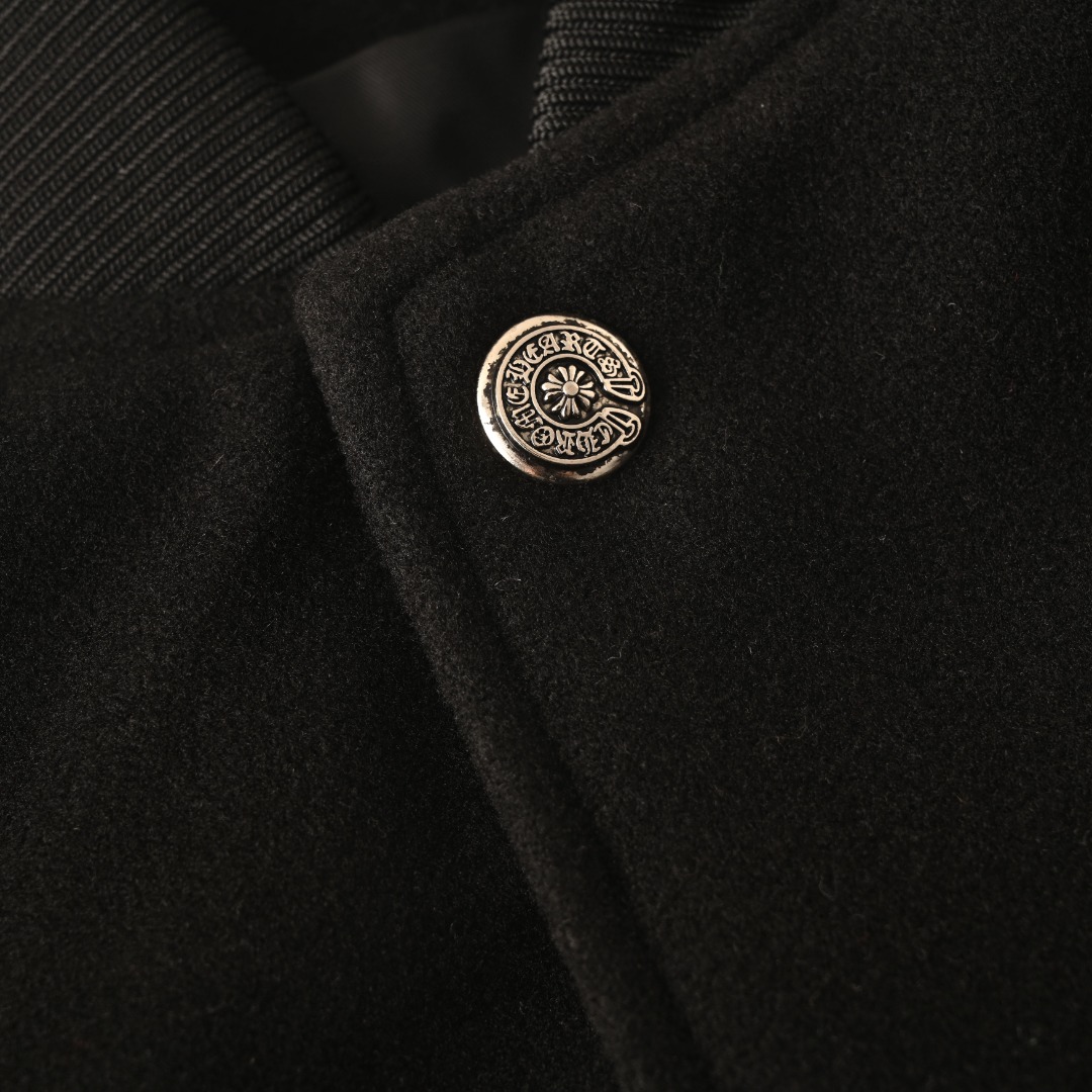 Chrome Hearts クロムハーツ レッドクロス ホースシュー レザースリーブ スタジャン ジャケット アウター