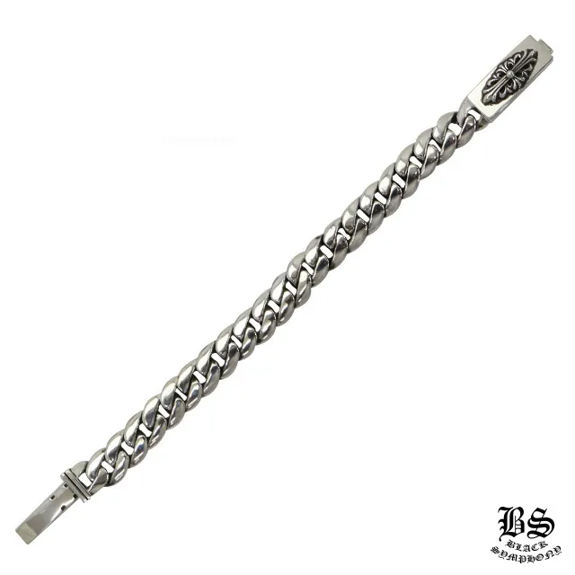 CHROME HEARTS クロムハーツ フローラルクロスIDブレスレット