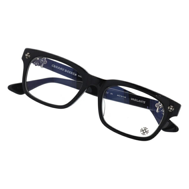 CHROME HEARTS「VAGILANTE BK」54サイズ スクエア型 メガネフレーム