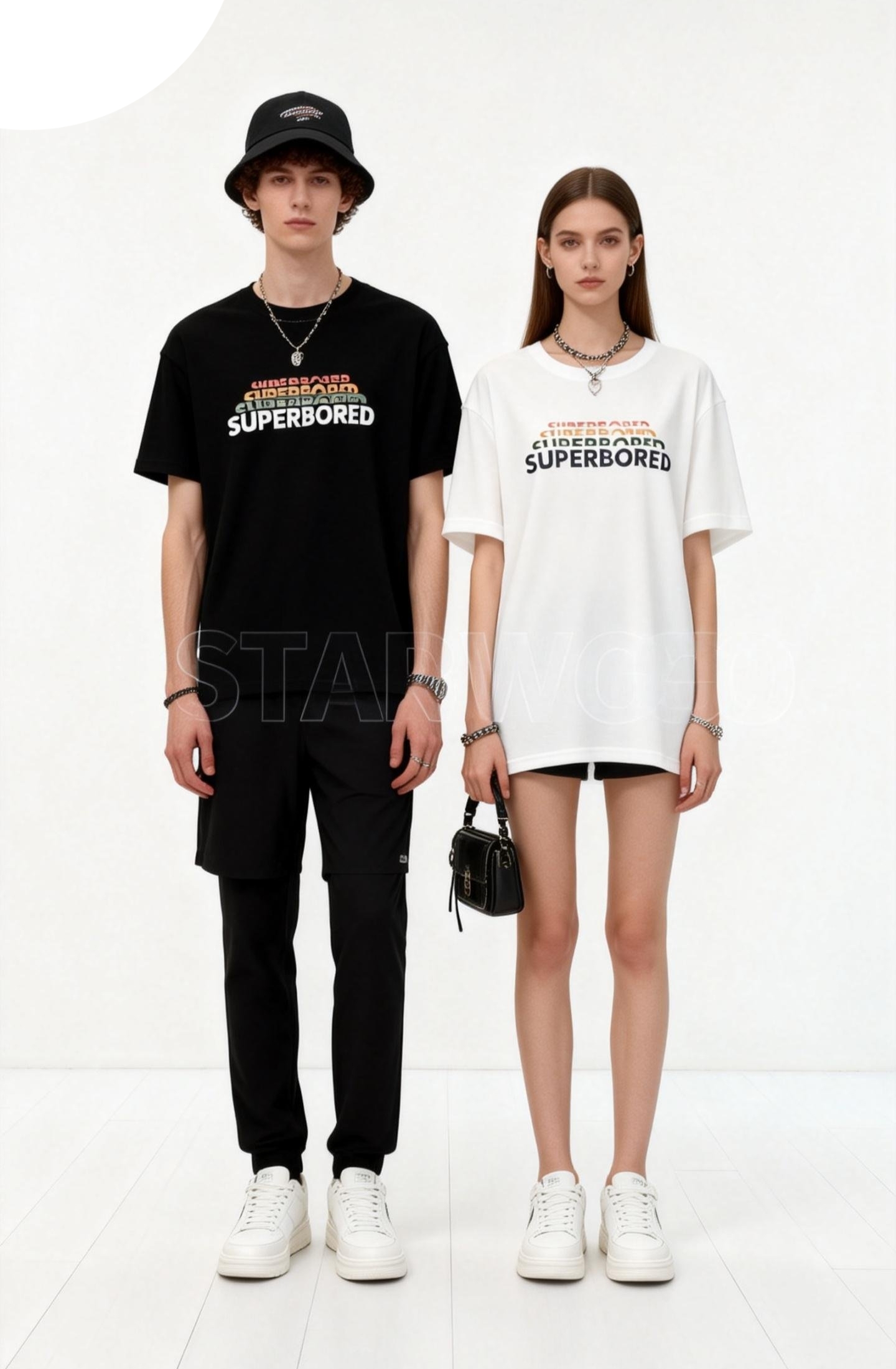 T0051~STARWOGO 180g Fabric - Fashionable Thin Cotton Design T-shirt