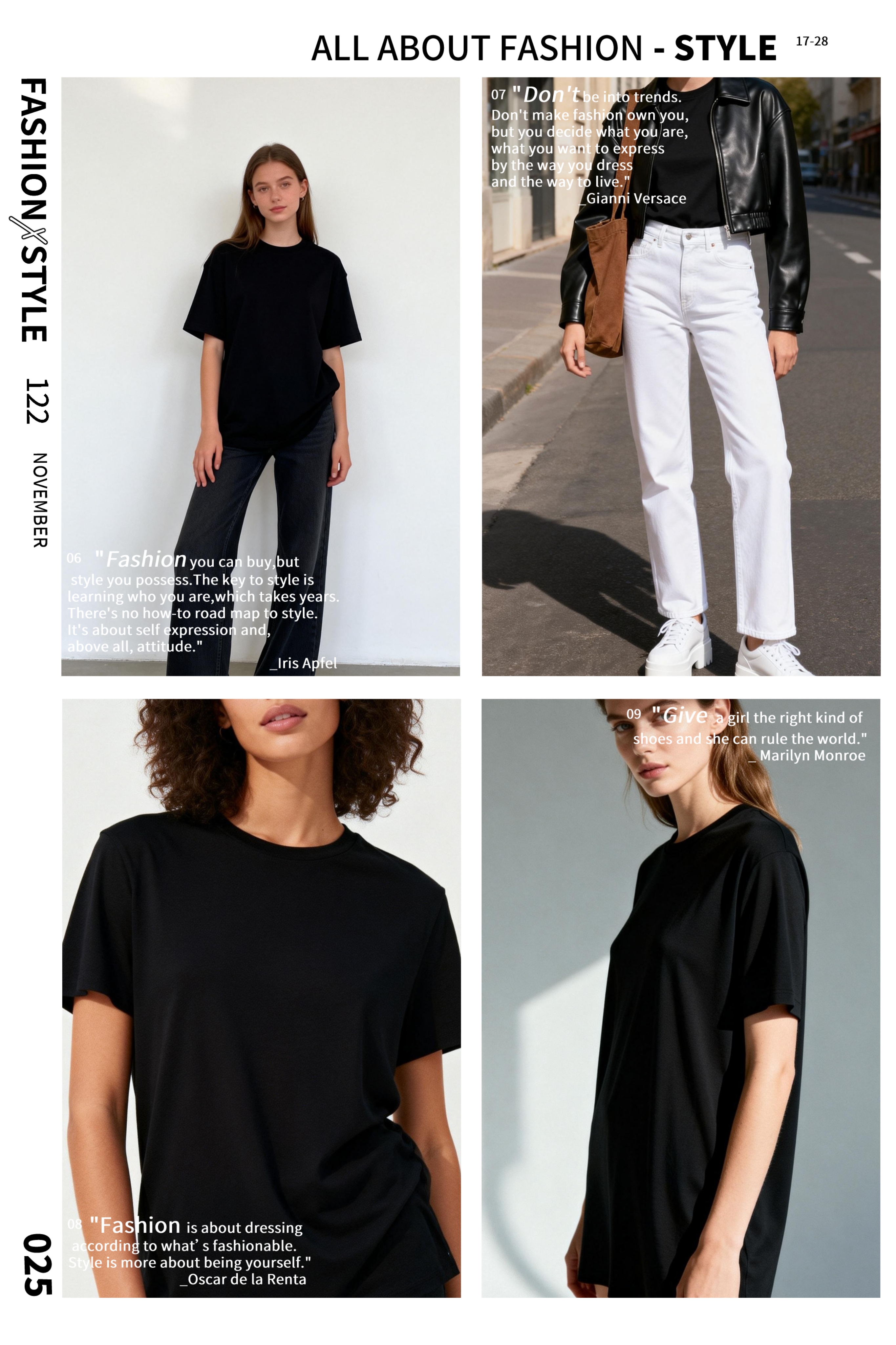 T0000~STARWOGO 180g Fabric - Fashionable Thin Cotton Design T-shirt