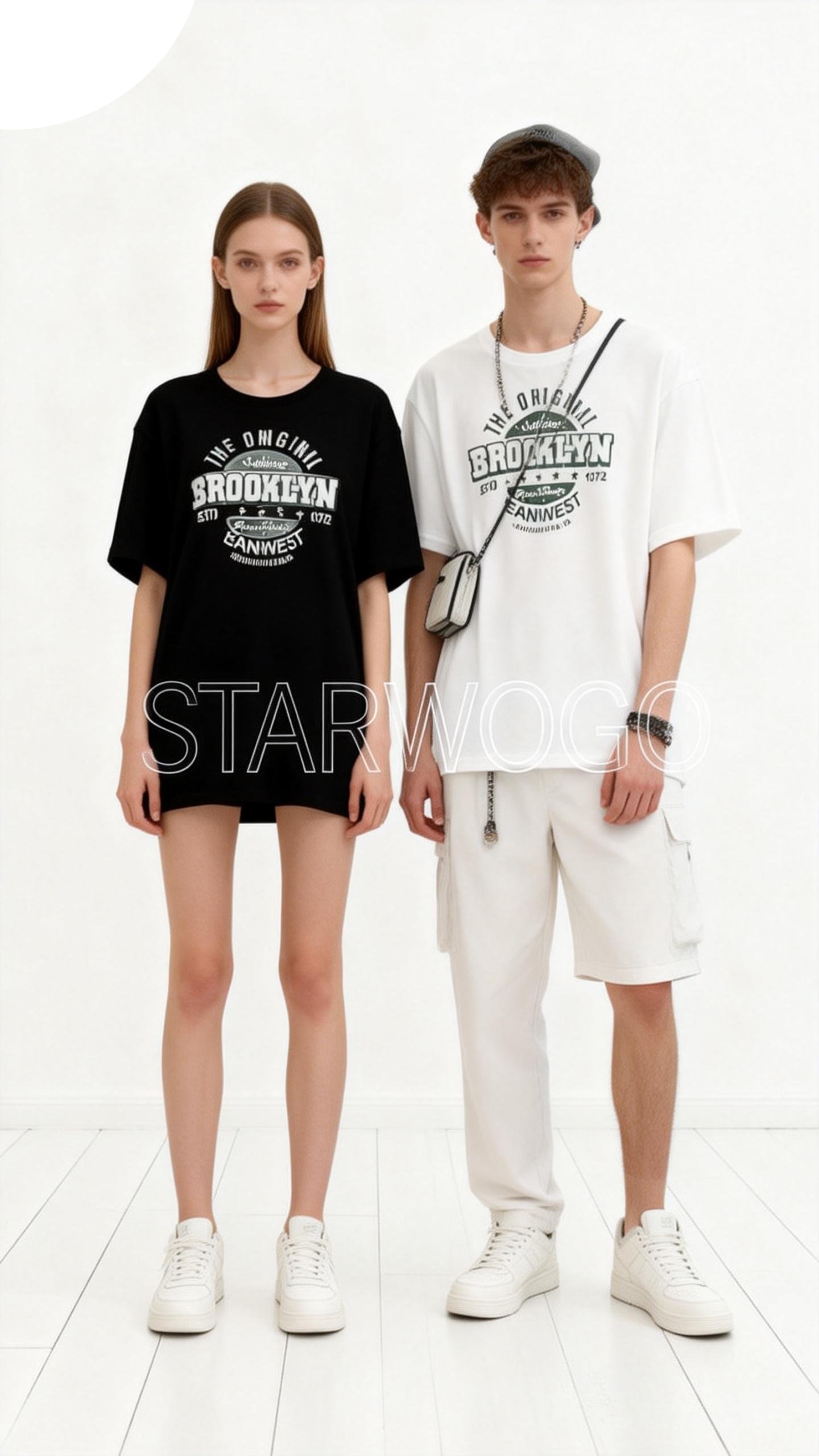 T0011~STARWOGO 180g Fabric - Fashionable Thin Cotton Design T-shirt