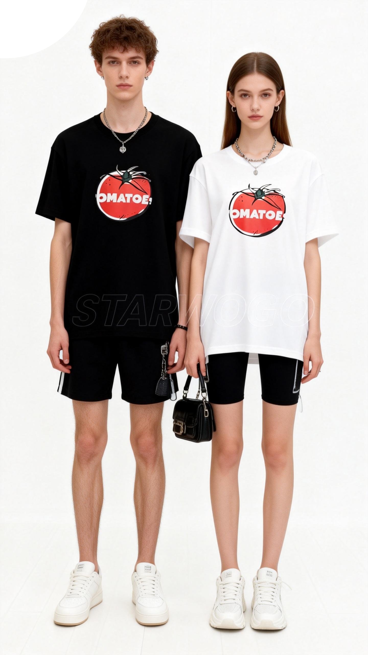 T0015~STARWOGO 180g Fabric - Fashionable Thin Cotton Design T-shirt