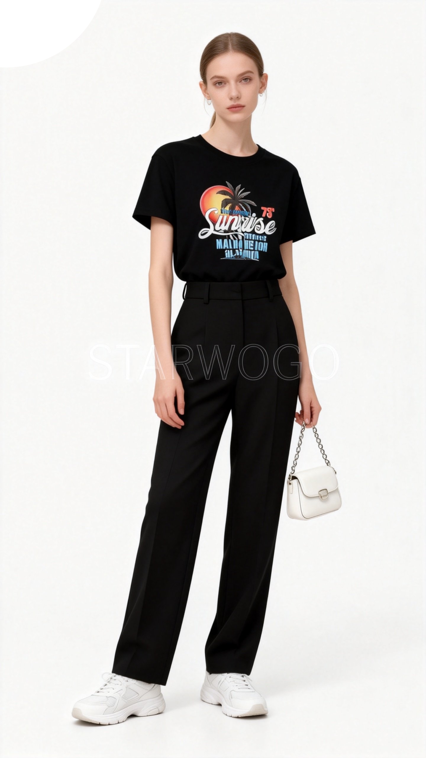 T0019~STARWOGO 180g Fabric - Fashionable Thin Cotton Design T-shirt