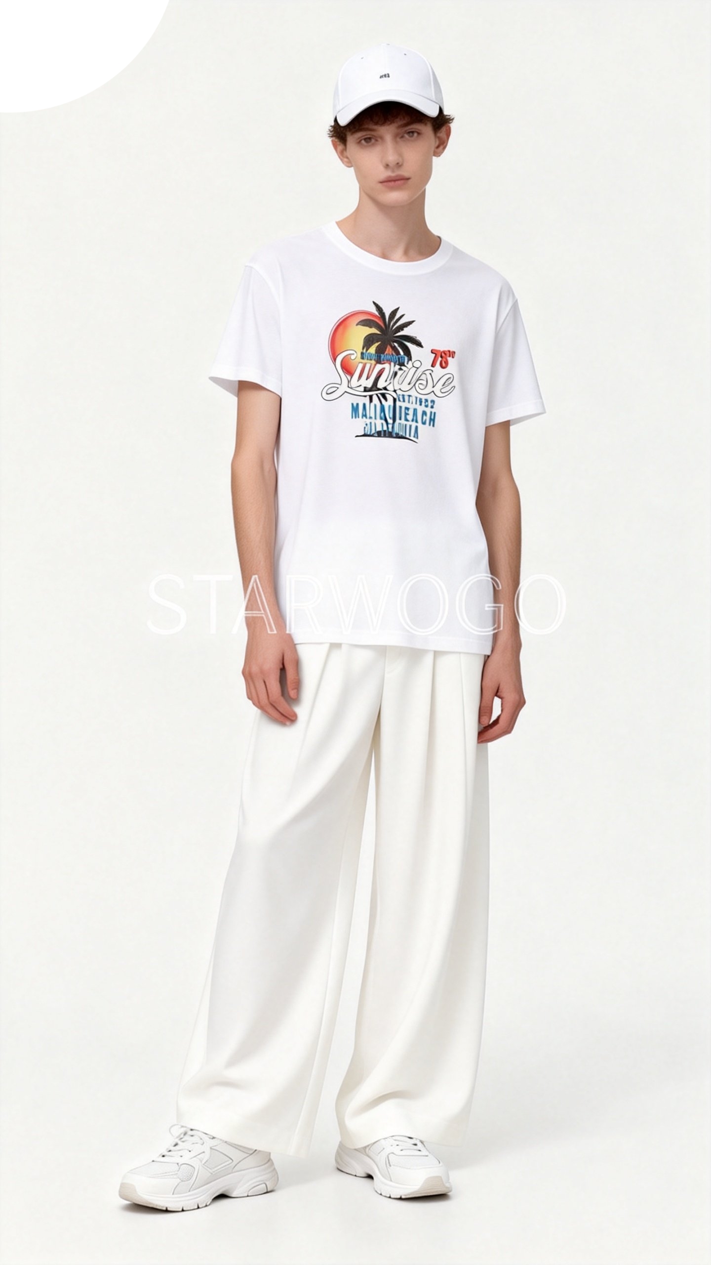 T0019~STARWOGO 180g Fabric - Fashionable Thin Cotton Design T-shirt