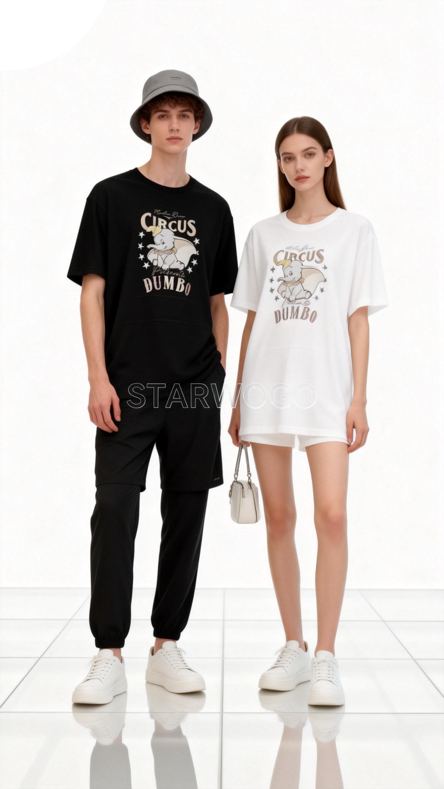 T0022~STARWOGO 180g Fabric - Fashionable Thin Cotton Design T-shirt