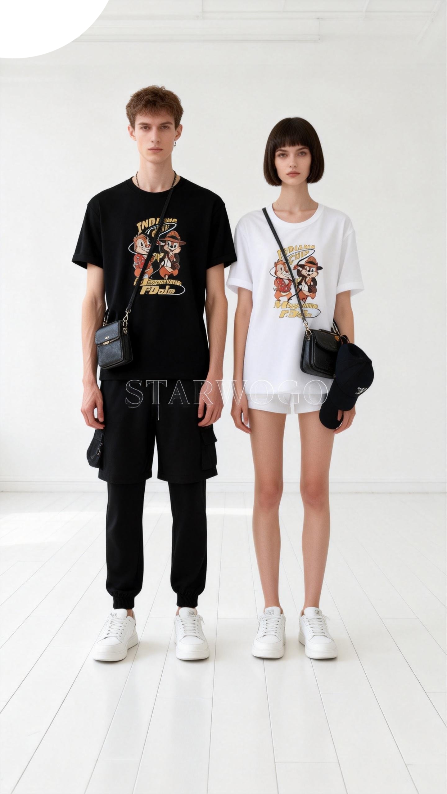 T0037~STARWOGO 180g Fabric - Fashionable Thin Cotton Design T-shirt