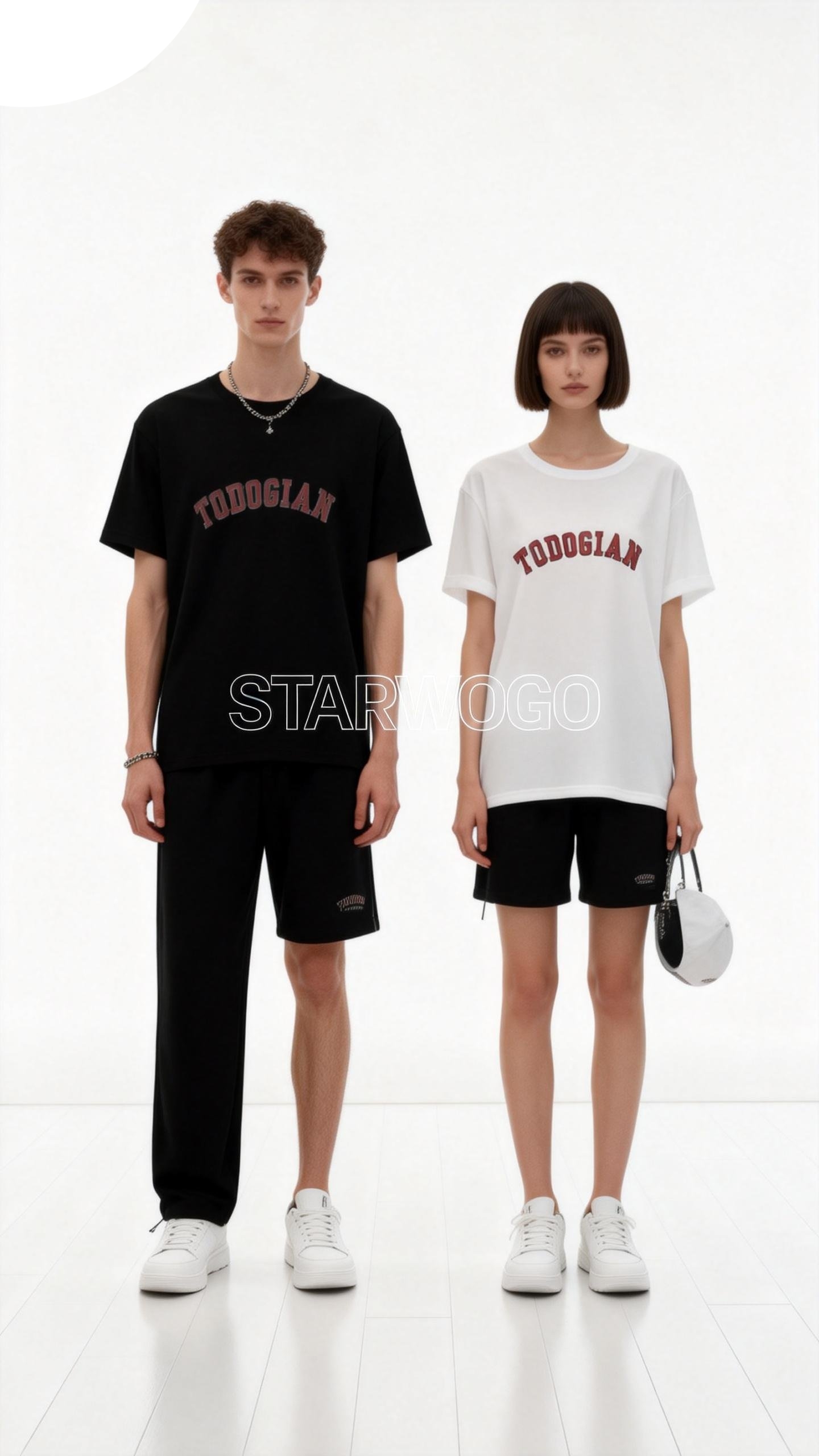 T0040~STARWOGO 180g Fabric - Fashionable Thin Cotton Design T-shirt