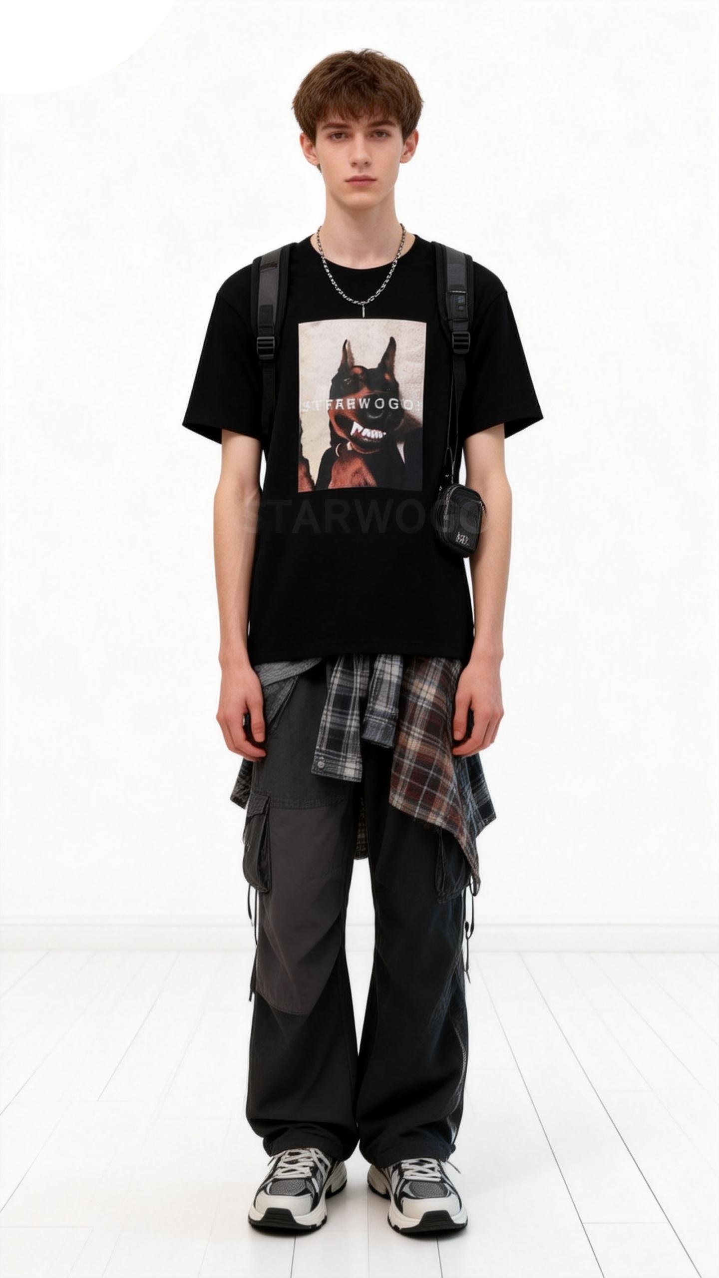 T0018~STARWOGO 180g Fabric - Fashionable Thin Cotton Design T-shirt