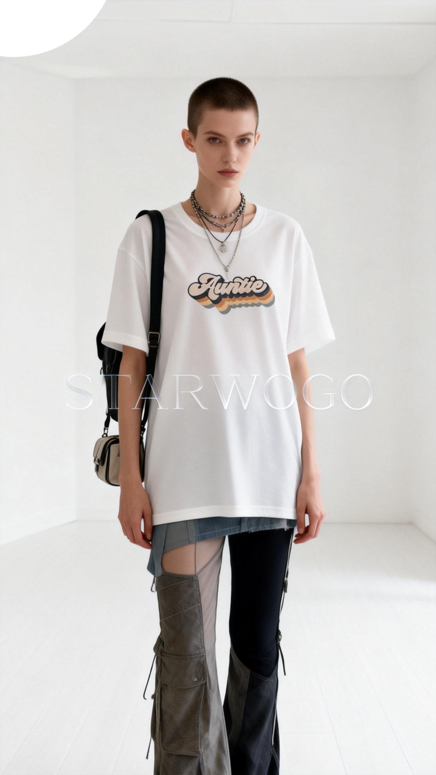 T0047~STARWOGO 180g Fabric - Fashionable Thin Cotton Design T-shirt