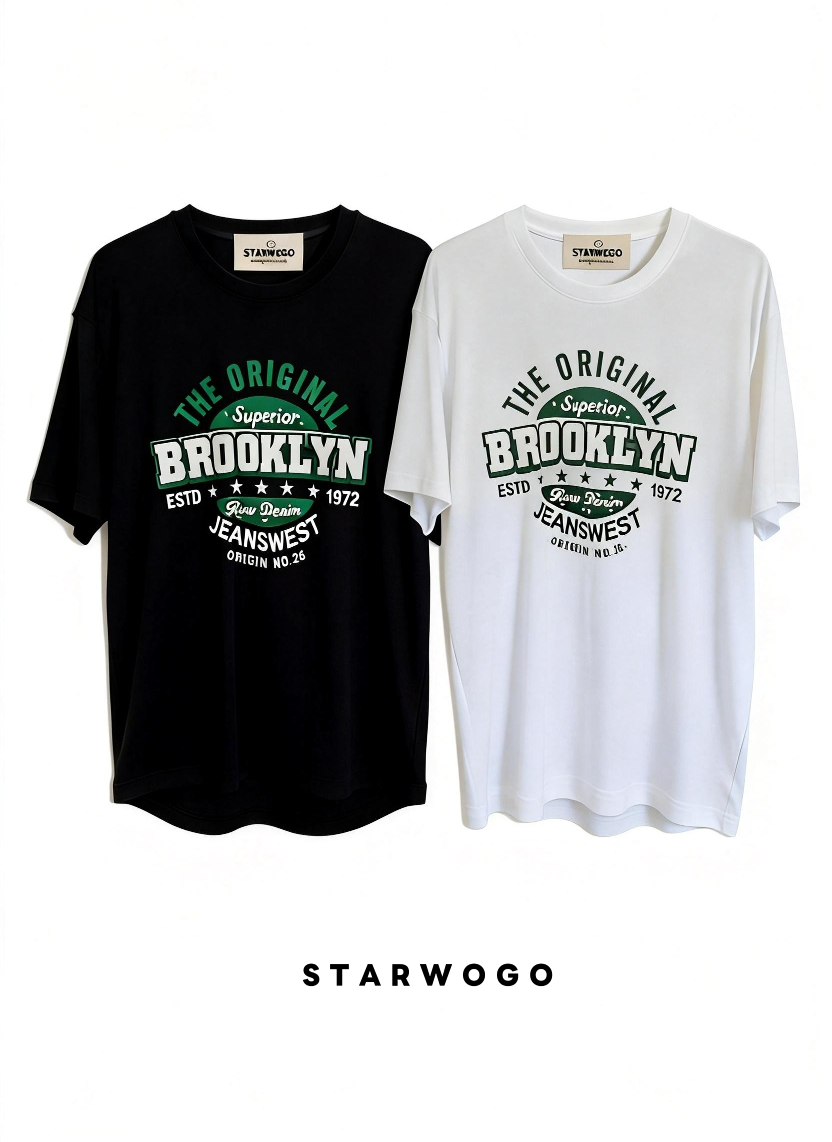 T0011~STARWOGO 180g Fabric - Fashionable Thin Cotton Design T-shirt