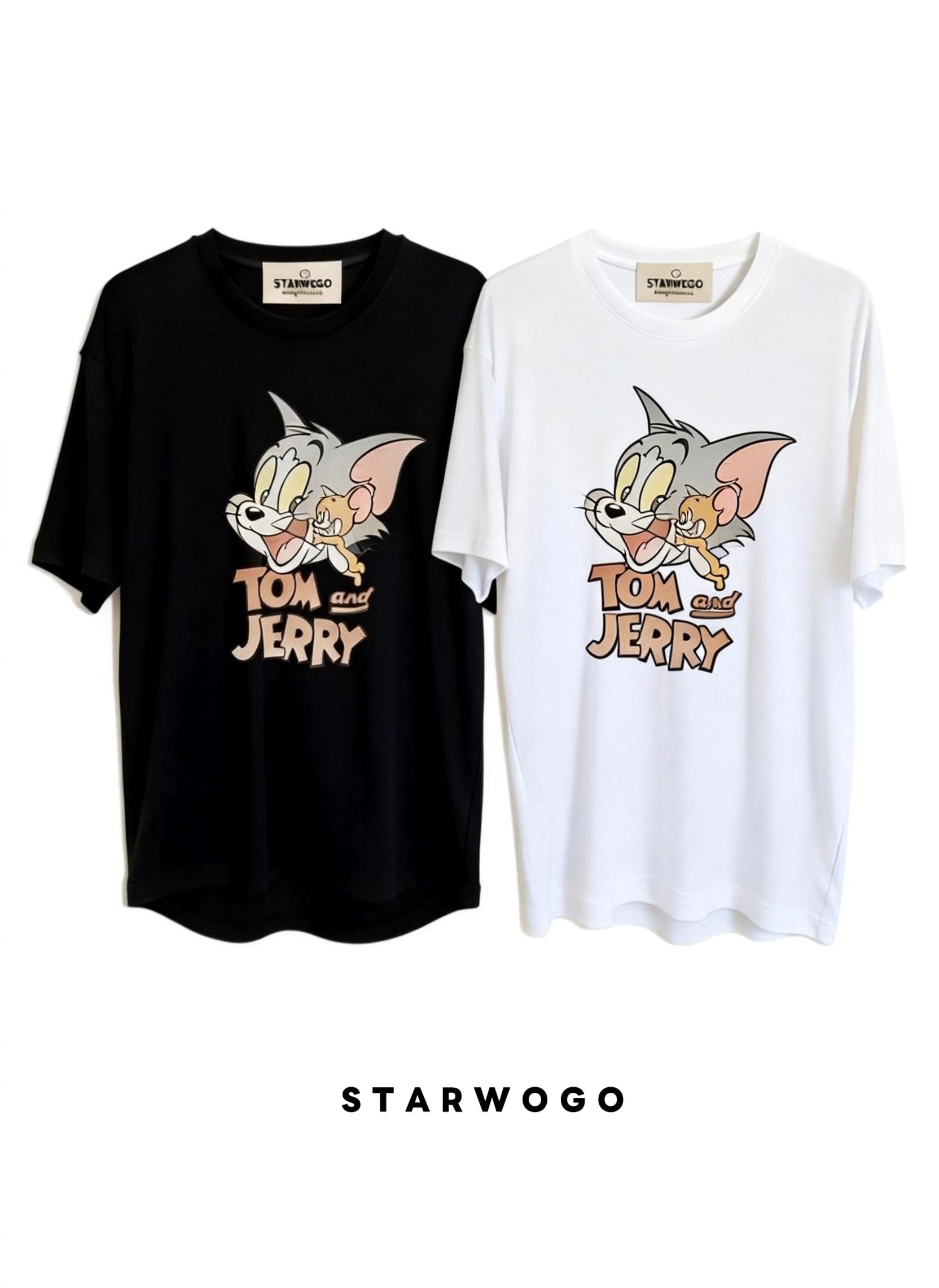 T0014~STARWOGO 180g Fabric - Fashionable Thin Cotton Design T-shirt