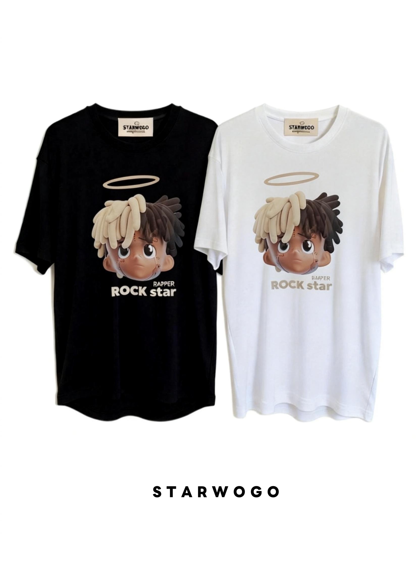T0017~STARWOGO 180g Fabric - Fashionable Thin Cotton Design T-shirt