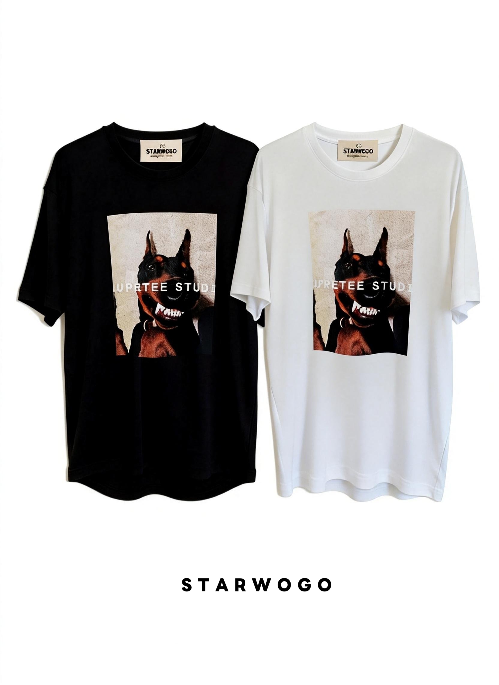 T0018~STARWOGO 180g Fabric - Fashionable Thin Cotton Design T-shirt