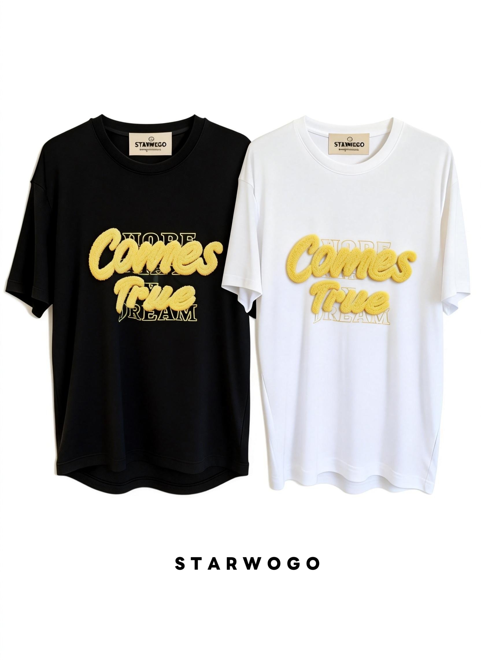 T0021~STARWOGO 180g Fabric - Fashionable Thin Cotton Design T-shirt
