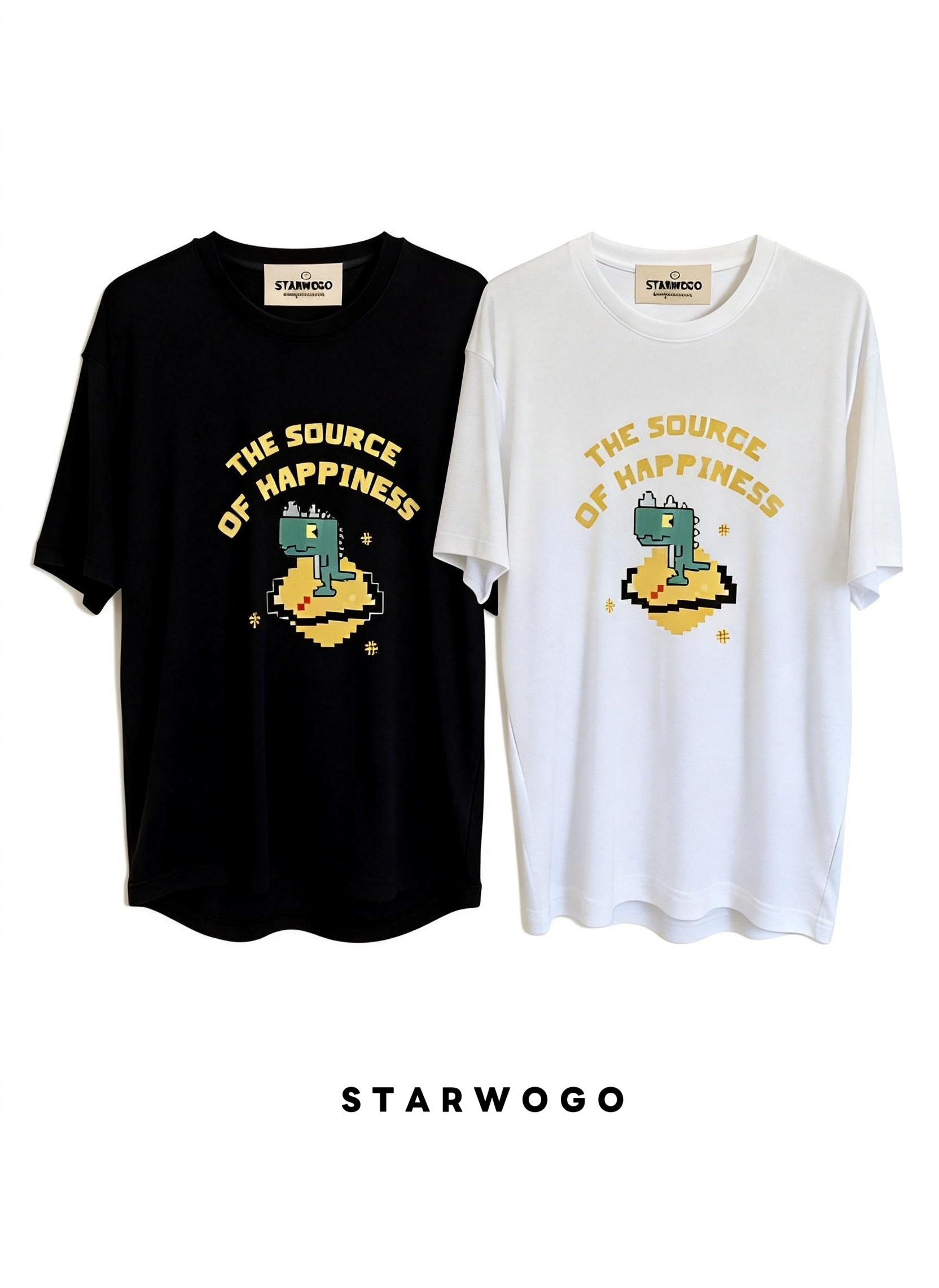 T0023~STARWOGO 180g Fabric - Fashionable Thin Cotton Design T-shirt