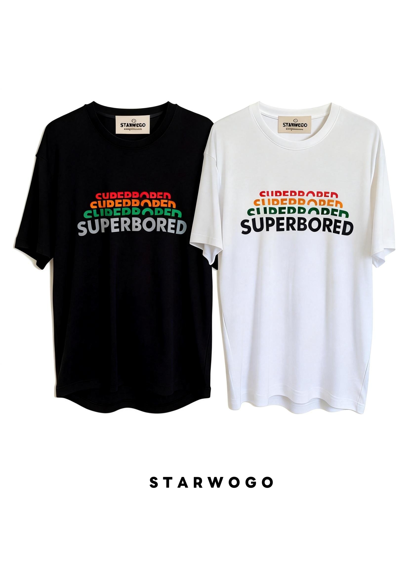 T0051~STARWOGO 180g Fabric - Fashionable Thin Cotton Design T-shirt