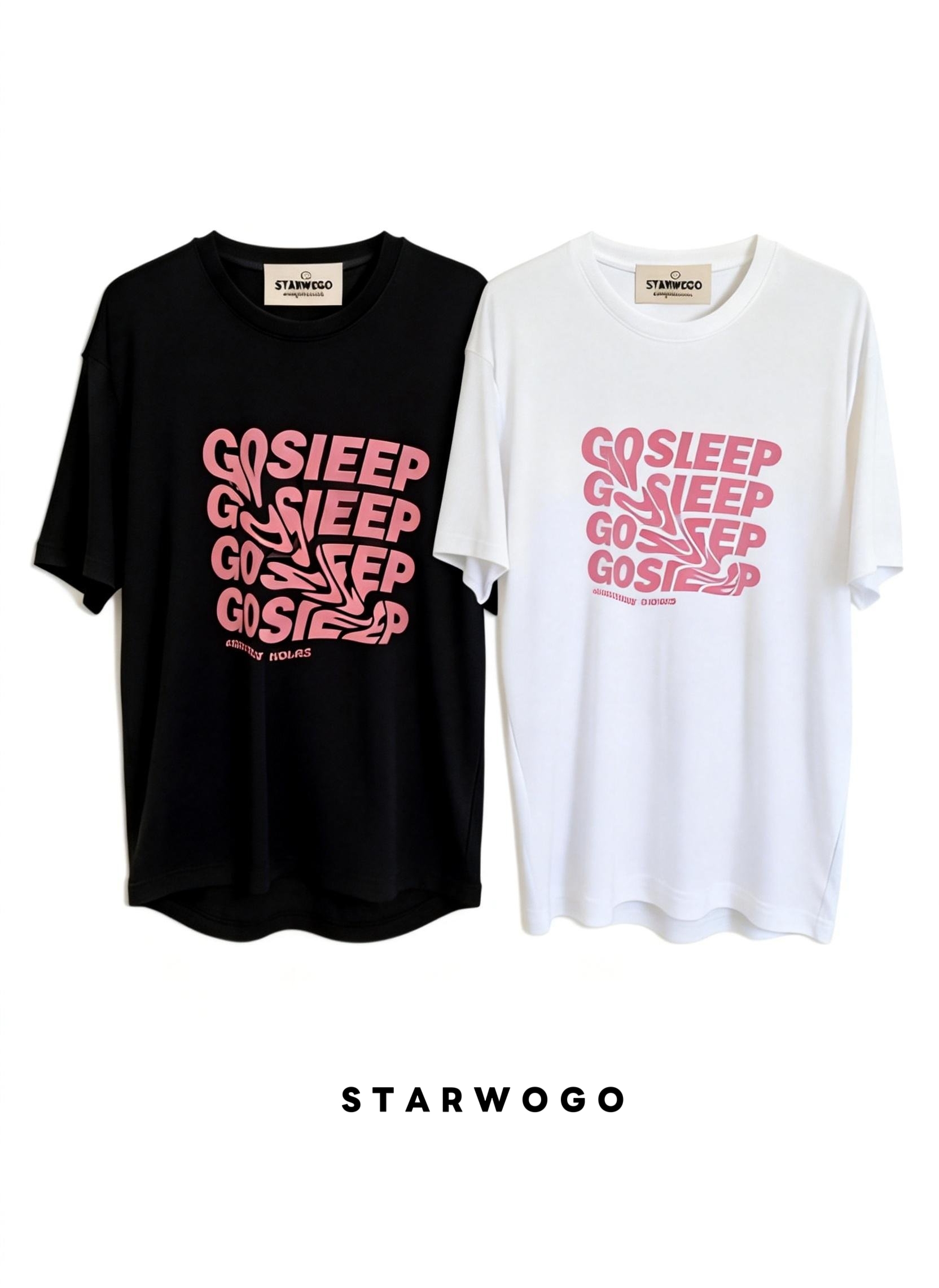 T0025~STARWOGO 180g Fabric - Fashionable Thin Cotton Design T-shirt