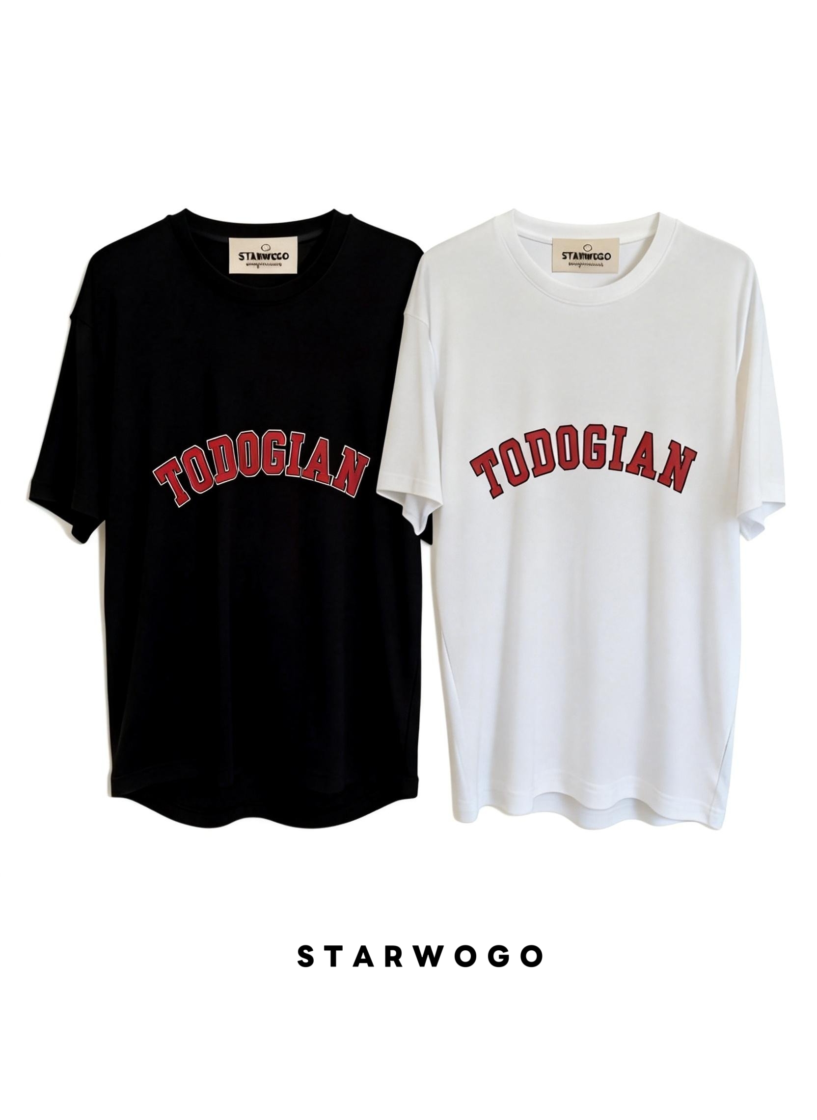 T0040~STARWOGO 180g Fabric - Fashionable Thin Cotton Design T-shirt