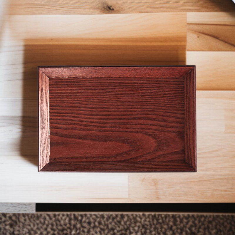 日本家用櫻花樹茶盤辦公室茶托盤