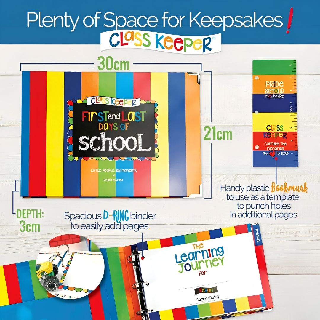 The Class Keeper: First & Last Days of School Memory Book