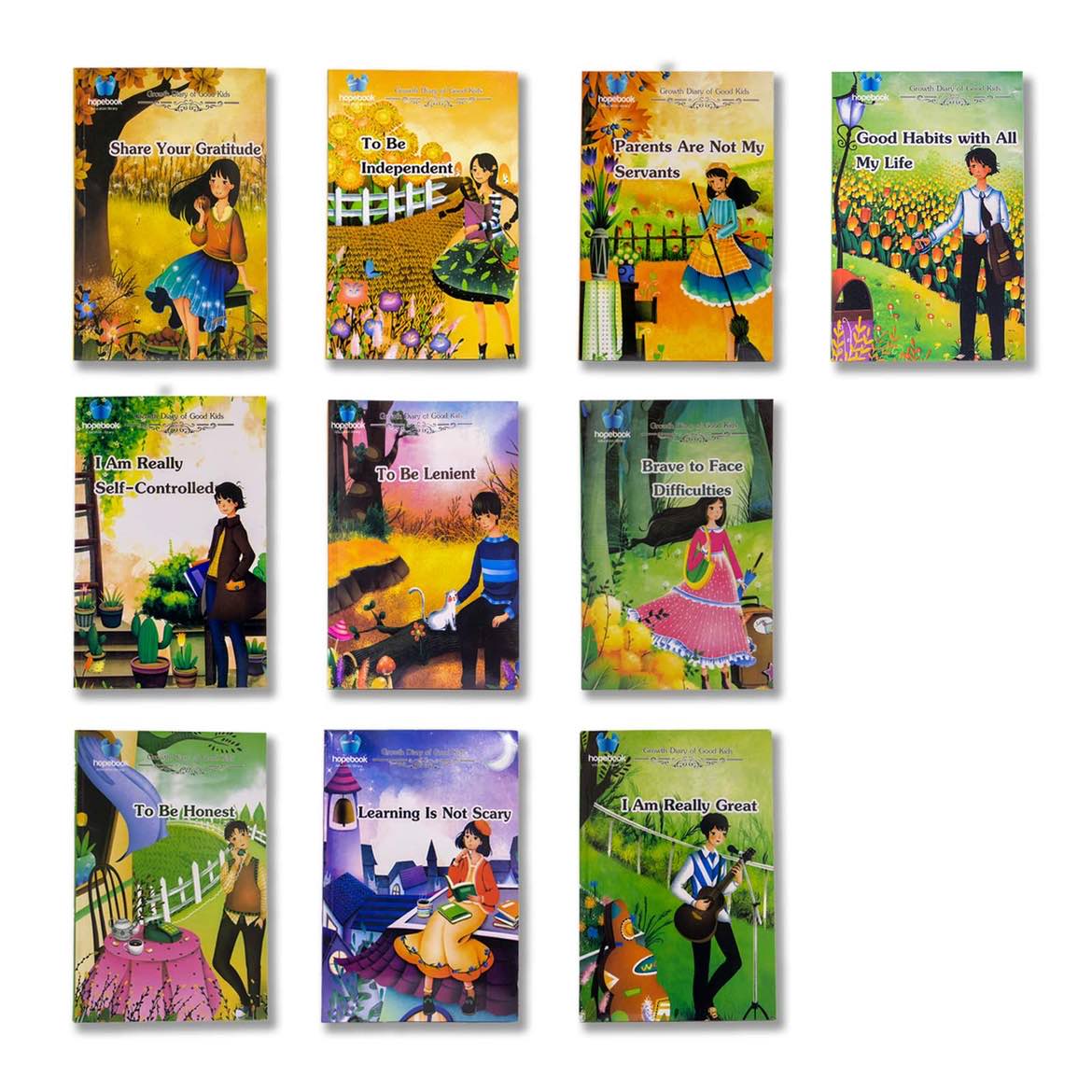 Growth Diary of Good Kids | Must-Read Inspirational 10-Book Set for Kids Ages 5-17