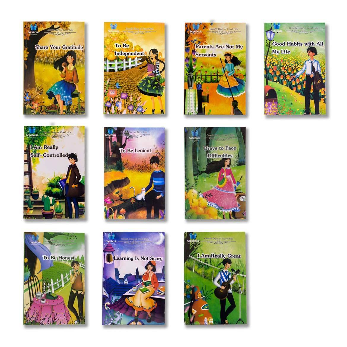 Growth Diary of Good Kids | Must-Read Inspirational 10-Book Set for Kids Ages 5-17